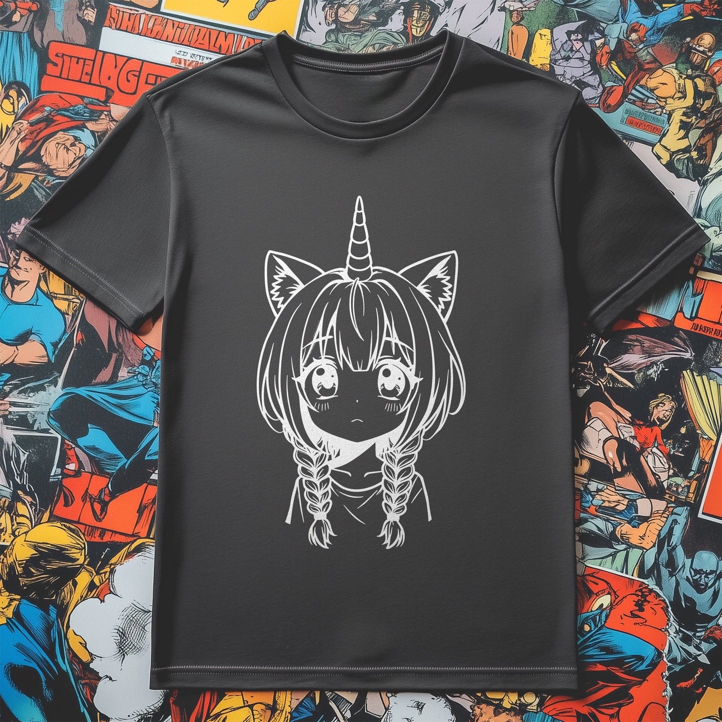 Anime Unicorn Face t-shirt - Magical