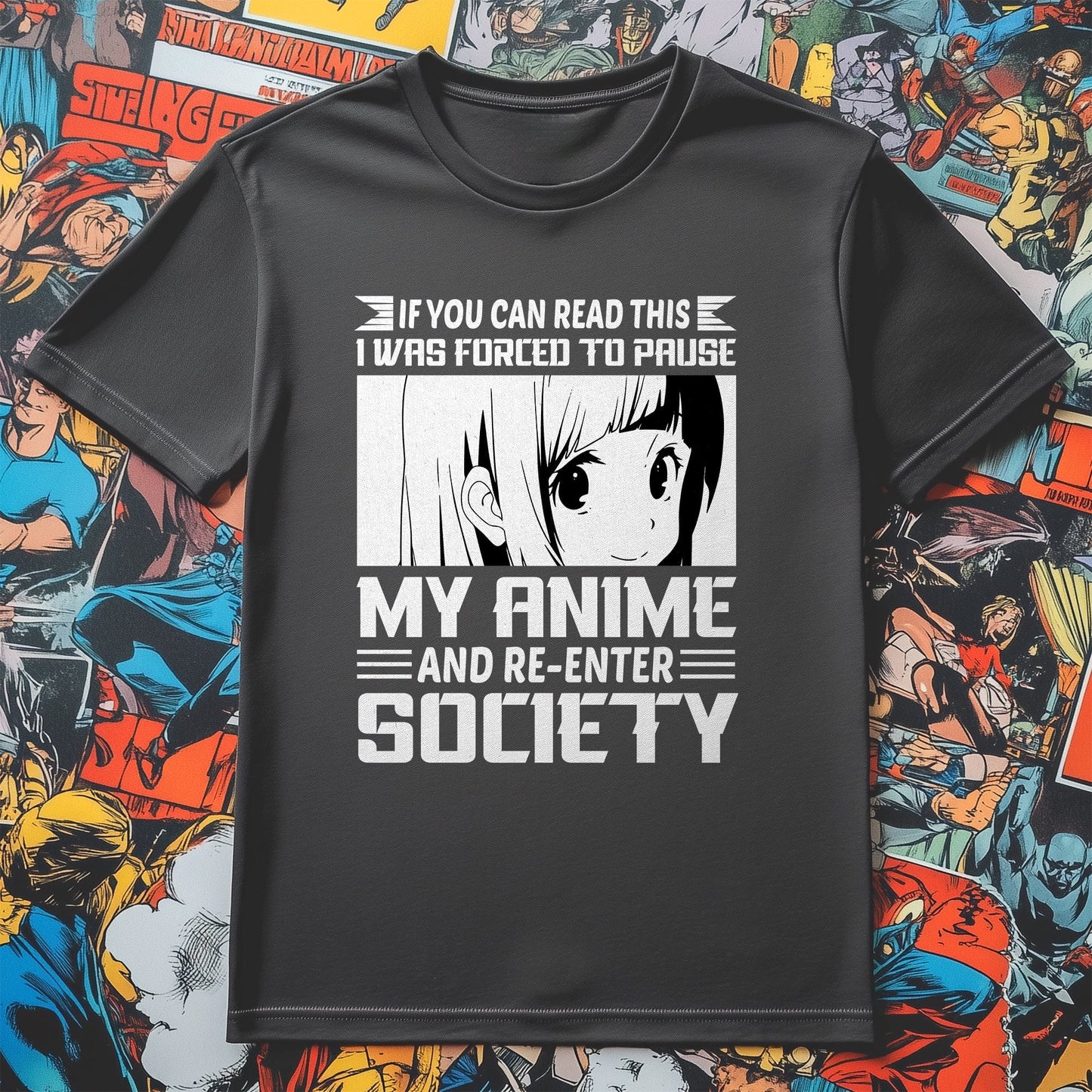 Re-Enter Society Anime T-Shirt –