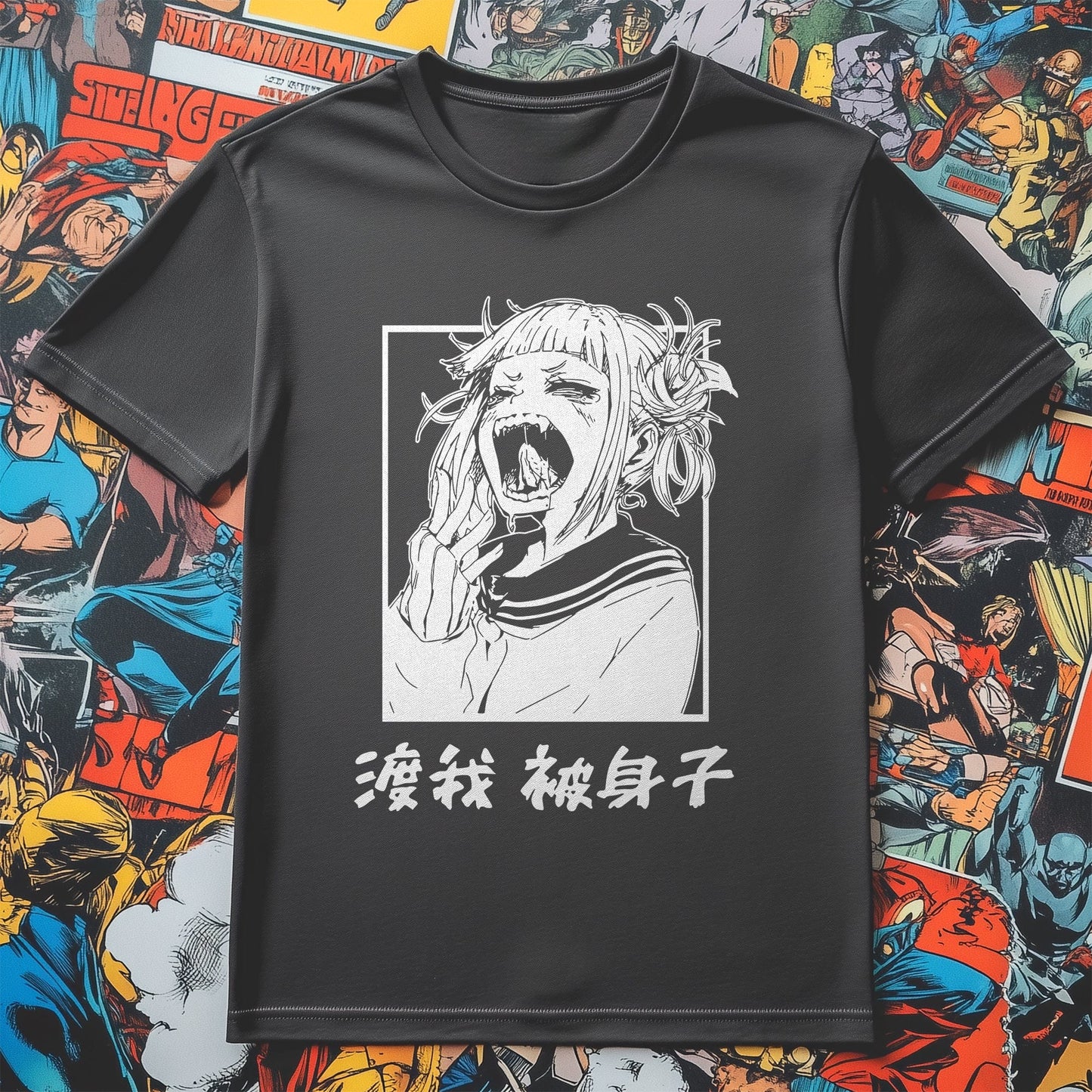 MHA 3 T-Shirt: Anime Girl Shouting