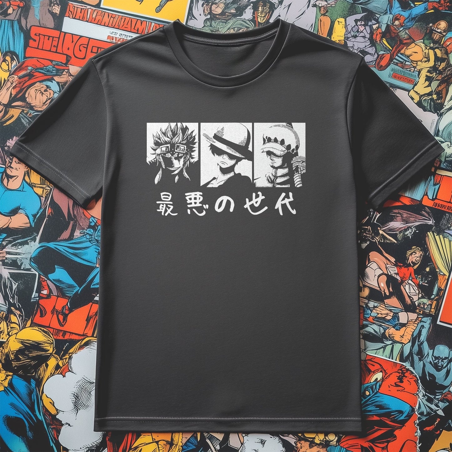 Pirate Blocks T-Shirt Ahoy, Anime