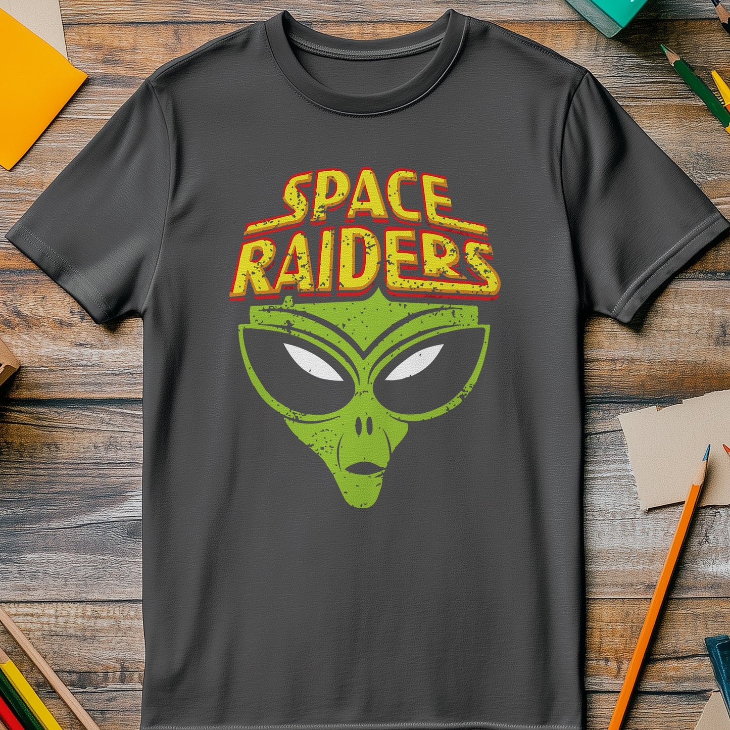 Space Raiders Retro Crisps T-Shirt -