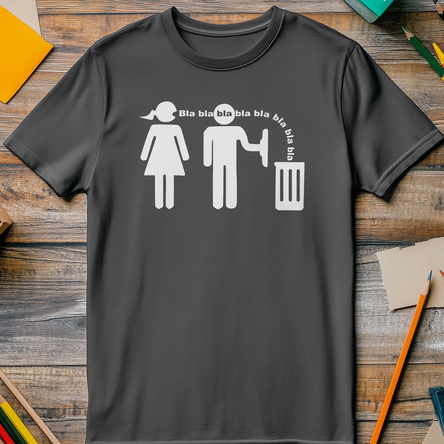 Bla Bla Bla Trash Talk T-Shirt - Funny