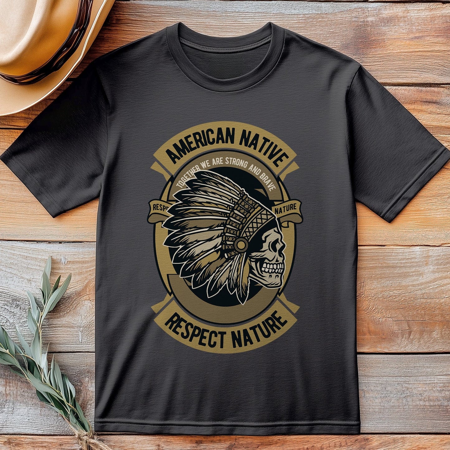 American Native Skeleton T-Shirt
