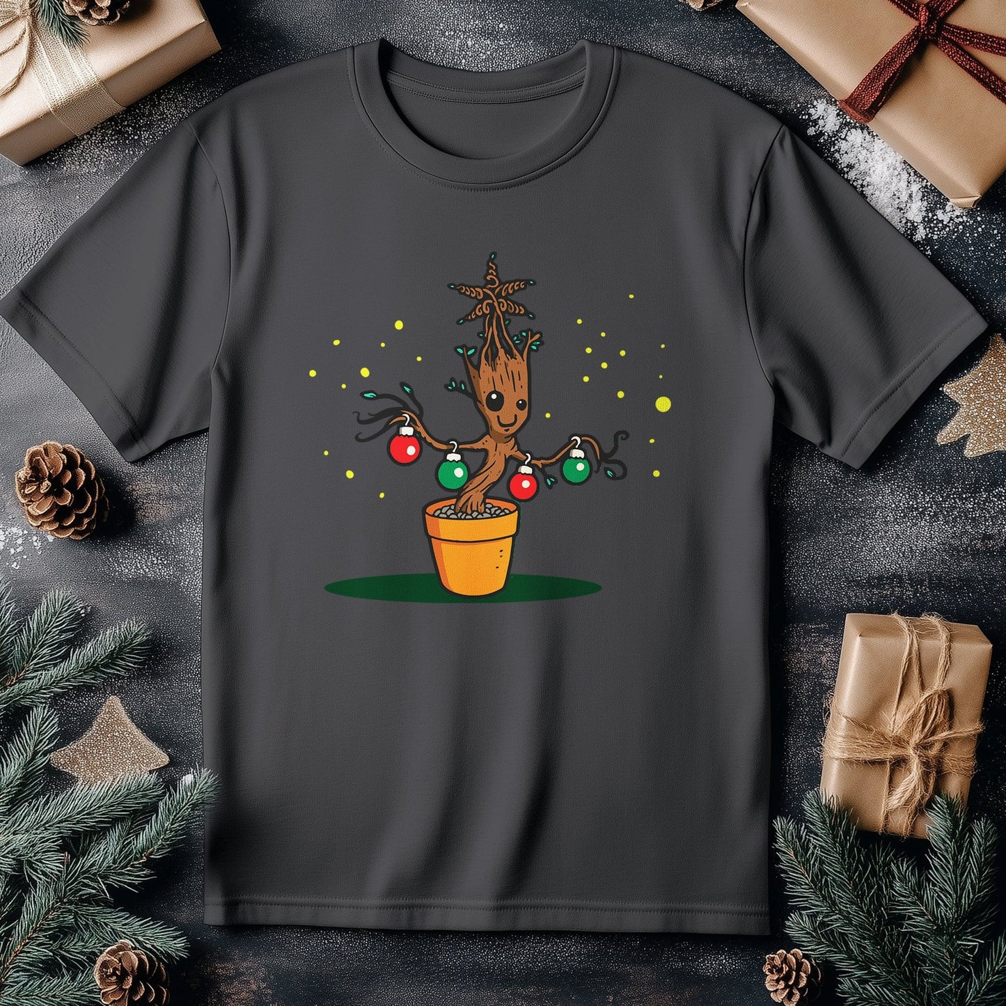 Groot Christmas Tree T-Shirt - Funny