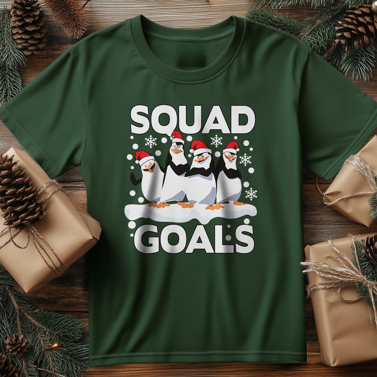 Penguin Squad Goals T-Shirt - Funny