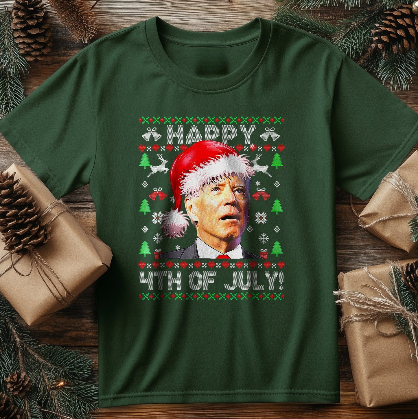 Funny Joe Biden Happy 4th T-Shirt -