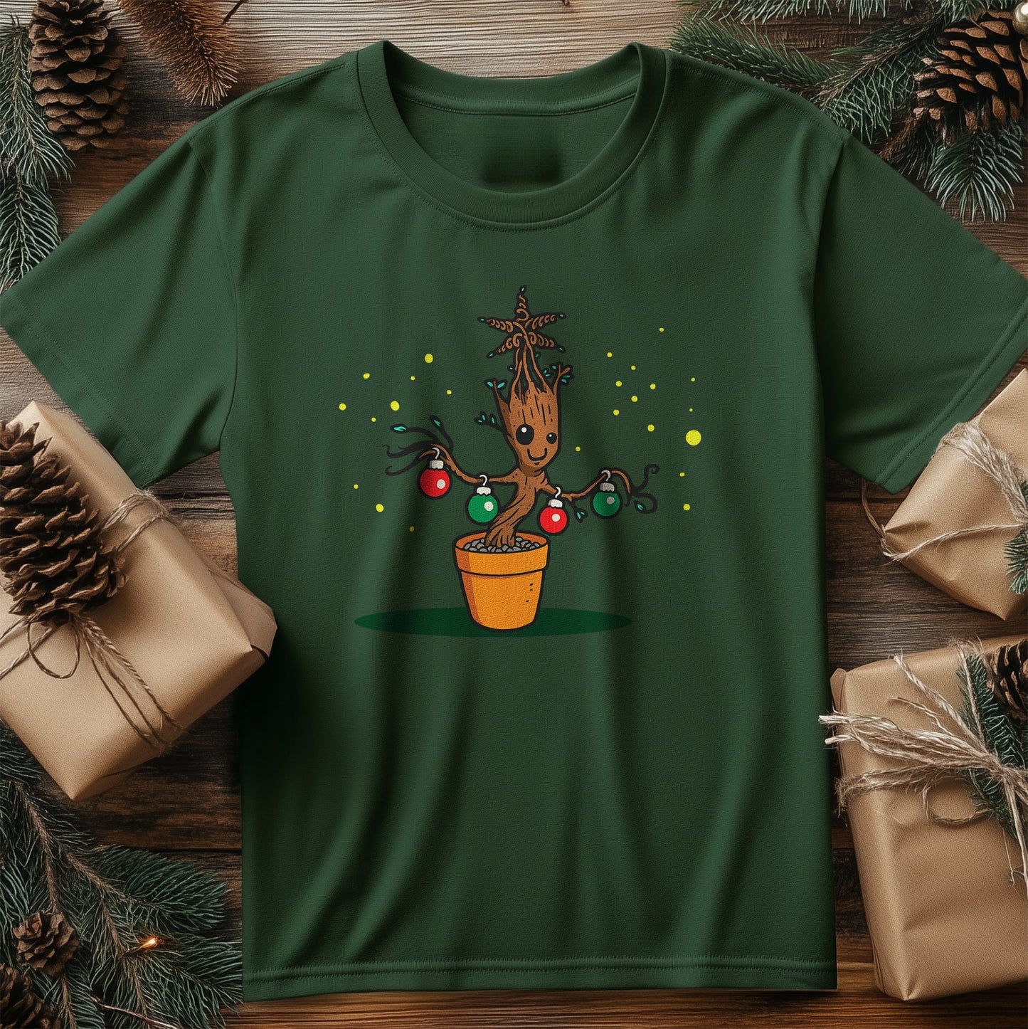 Groot Christmas Tree T-Shirt - Funny
