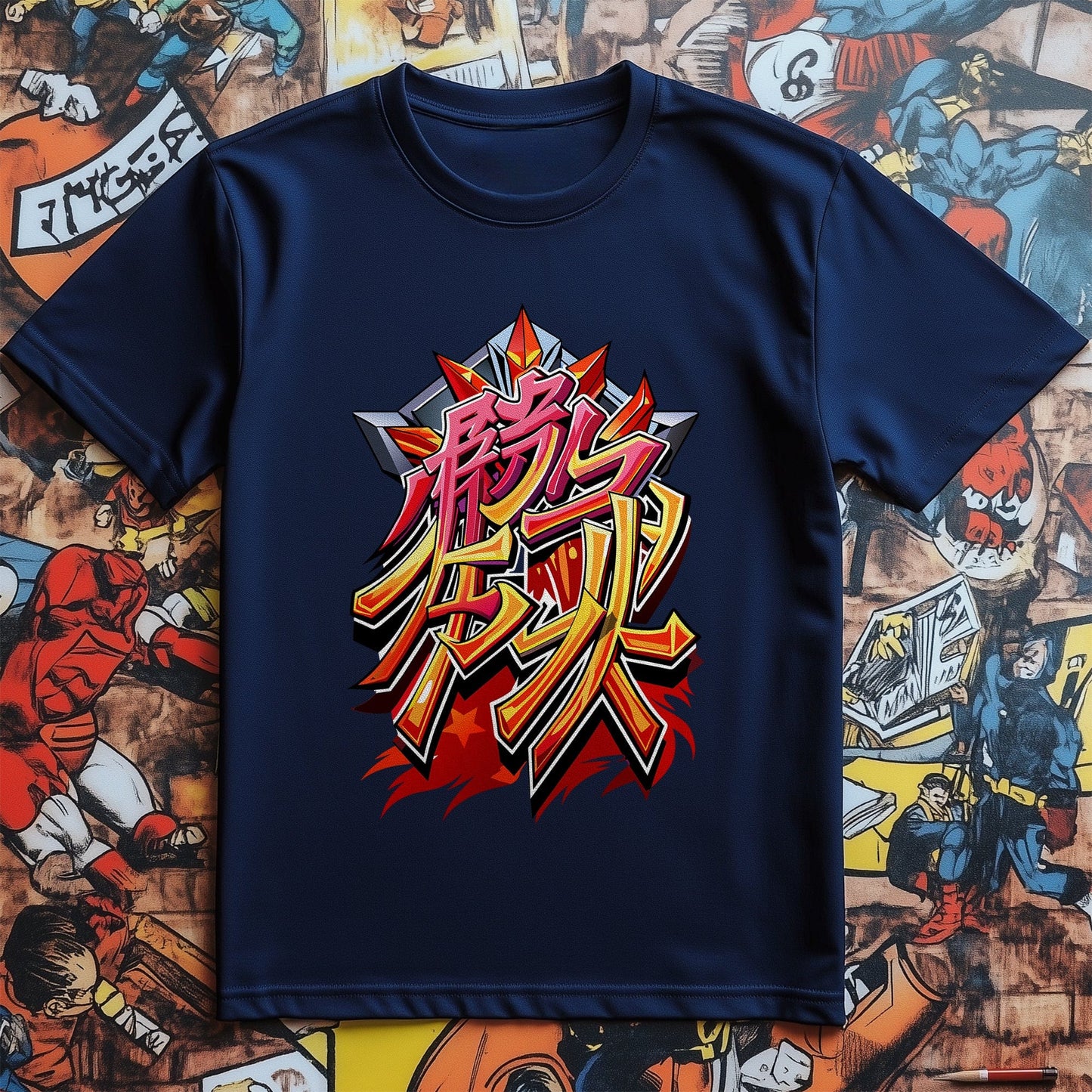 Bold Anime Text T-Shirt