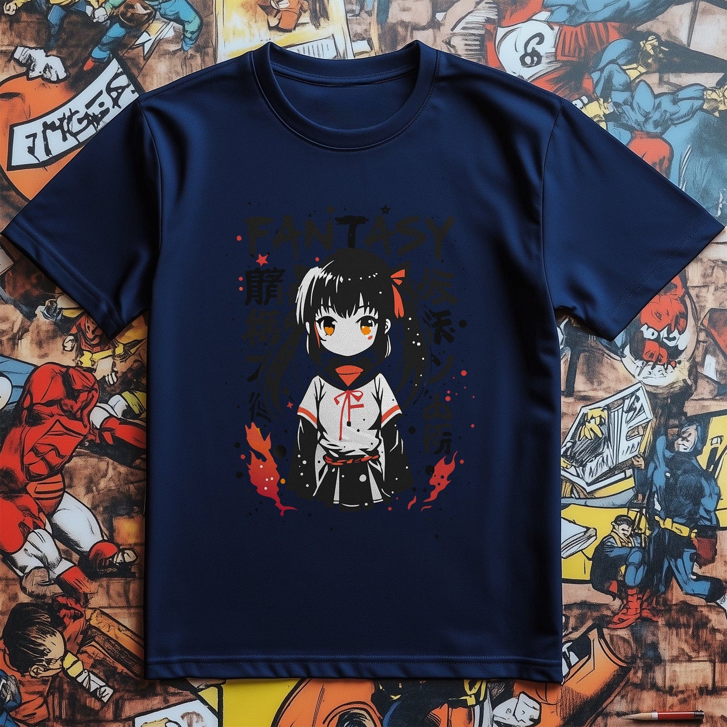 Cute Fantasy Anime Girl T-Shirt