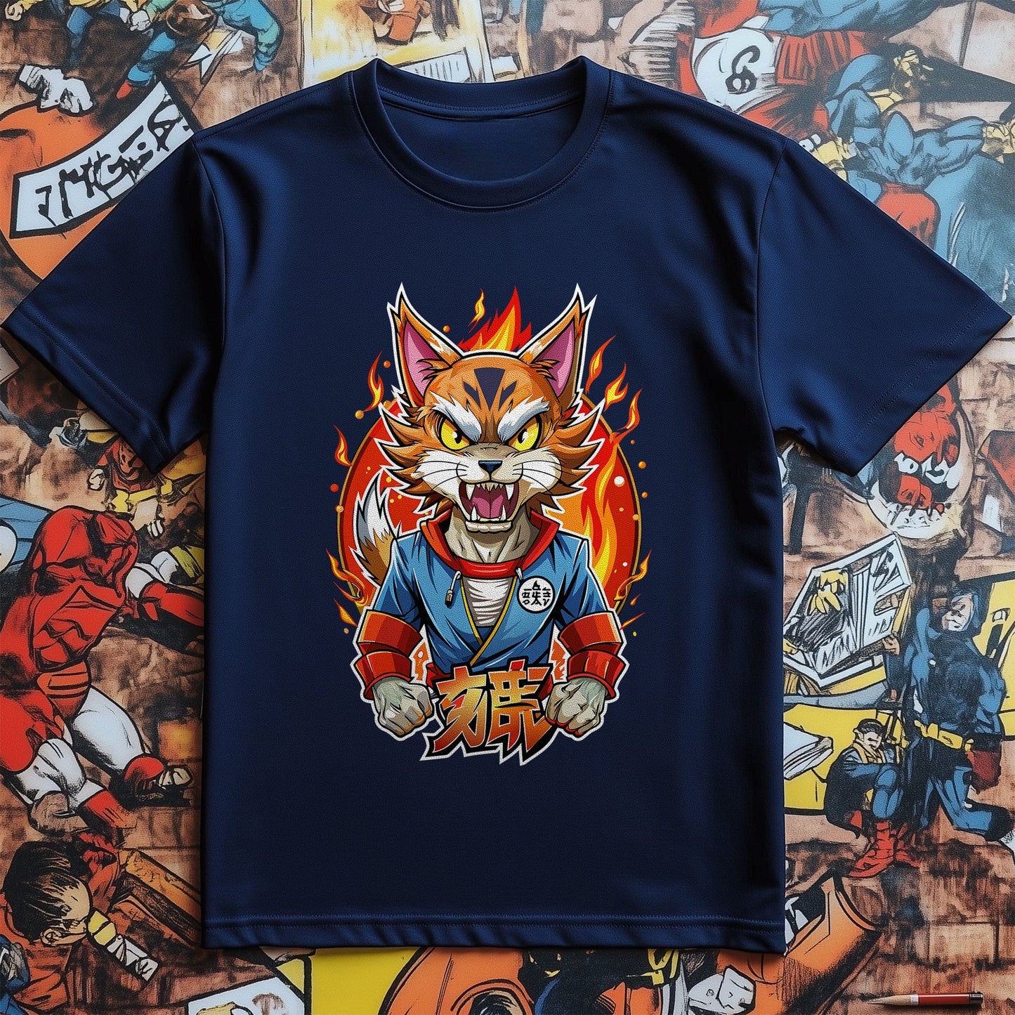 Tiger Anime T-shirt - Purr-fectly