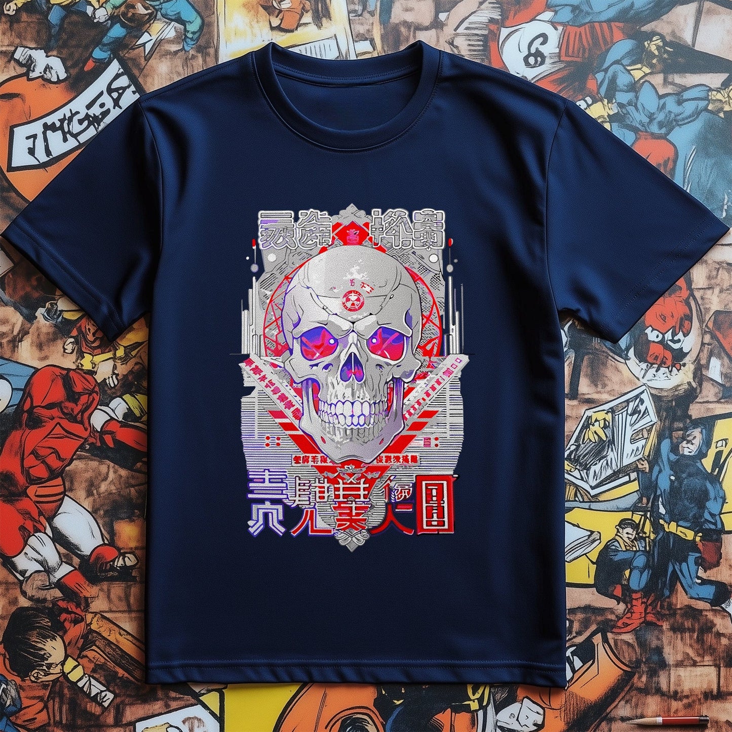 Skull Anime T-shirt