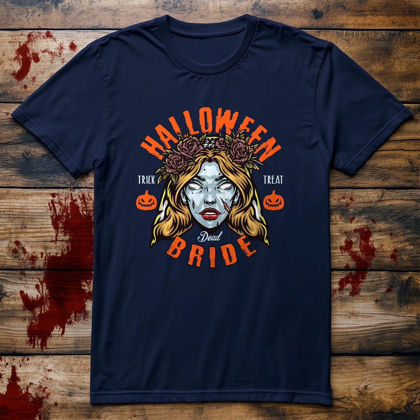 Zombie Bride T-Shirt - Hilariously