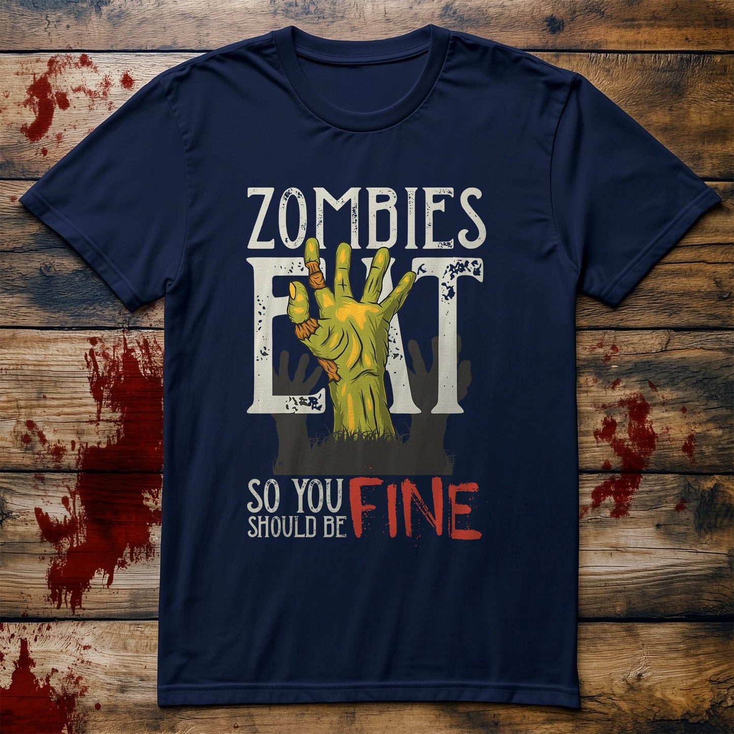 T-Shirt Zombies eat