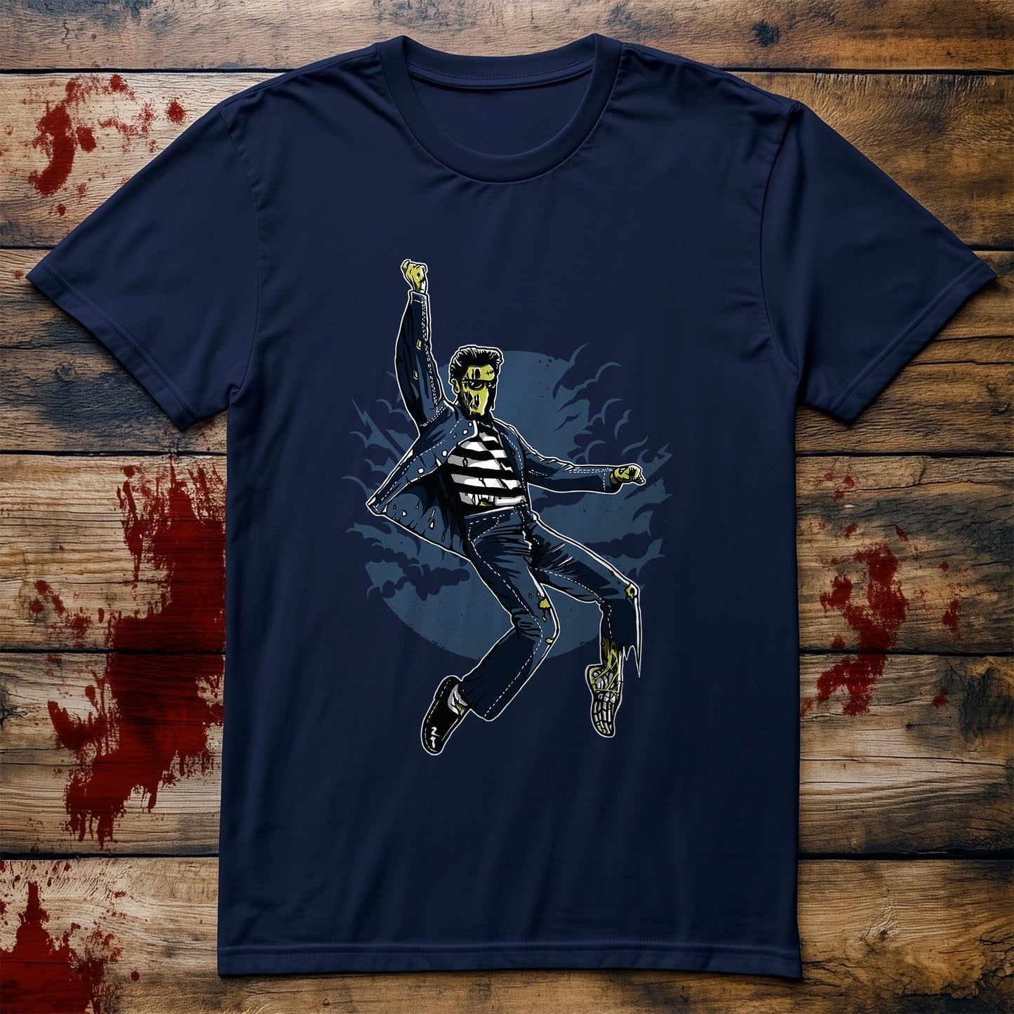 Zombie Elvis King T-Shirt