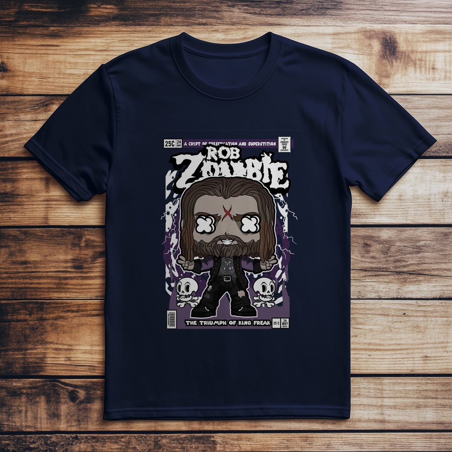 Rob Zombie Beard T-shirt