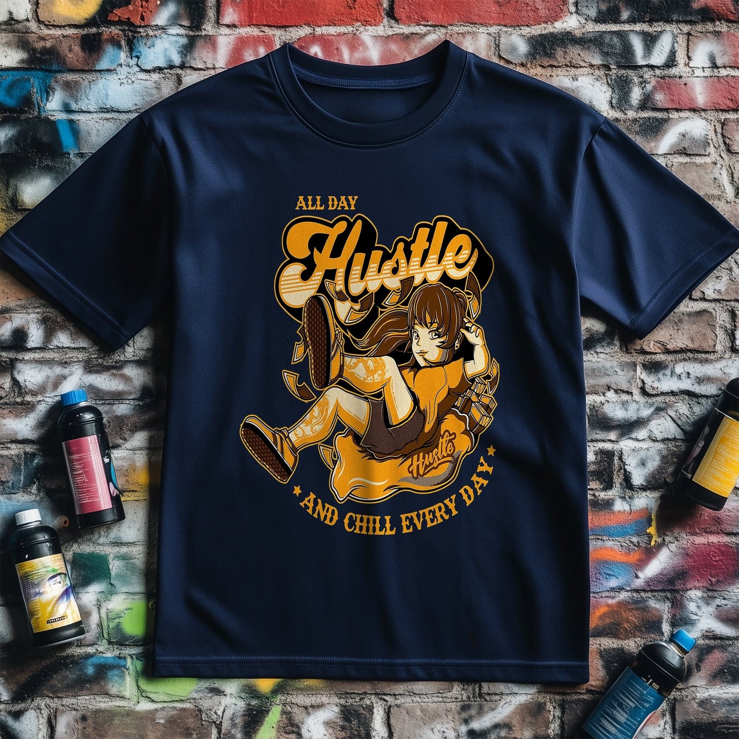 All Day Hustle T-shirt - Funny and