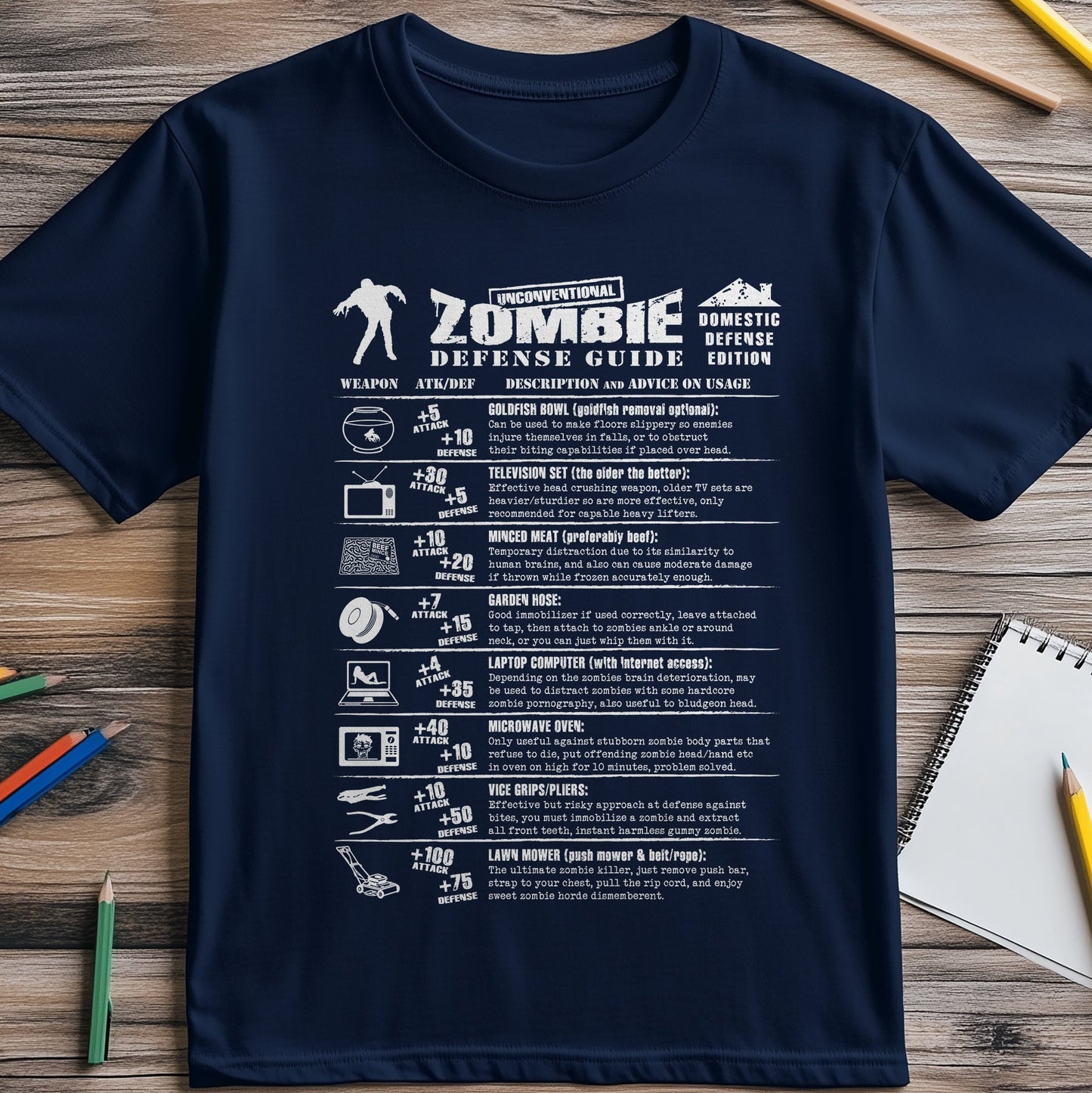 Zombie Defense Guide T-Shirt