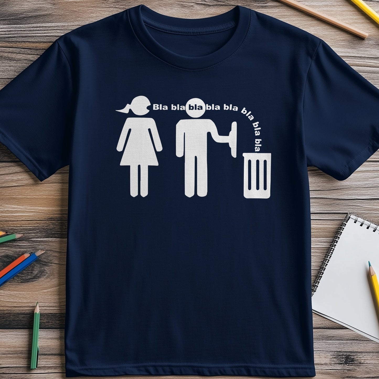 Bla Bla Bla Trash Talk T-Shirt - Funny