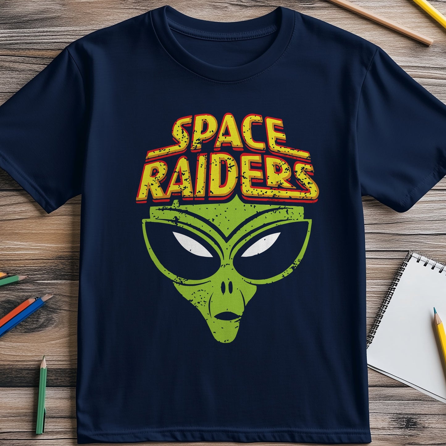 Space Raiders Retro Crisps T-Shirt -