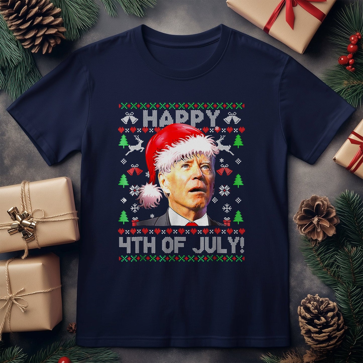 Funny Joe Biden Happy 4th T-Shirt -