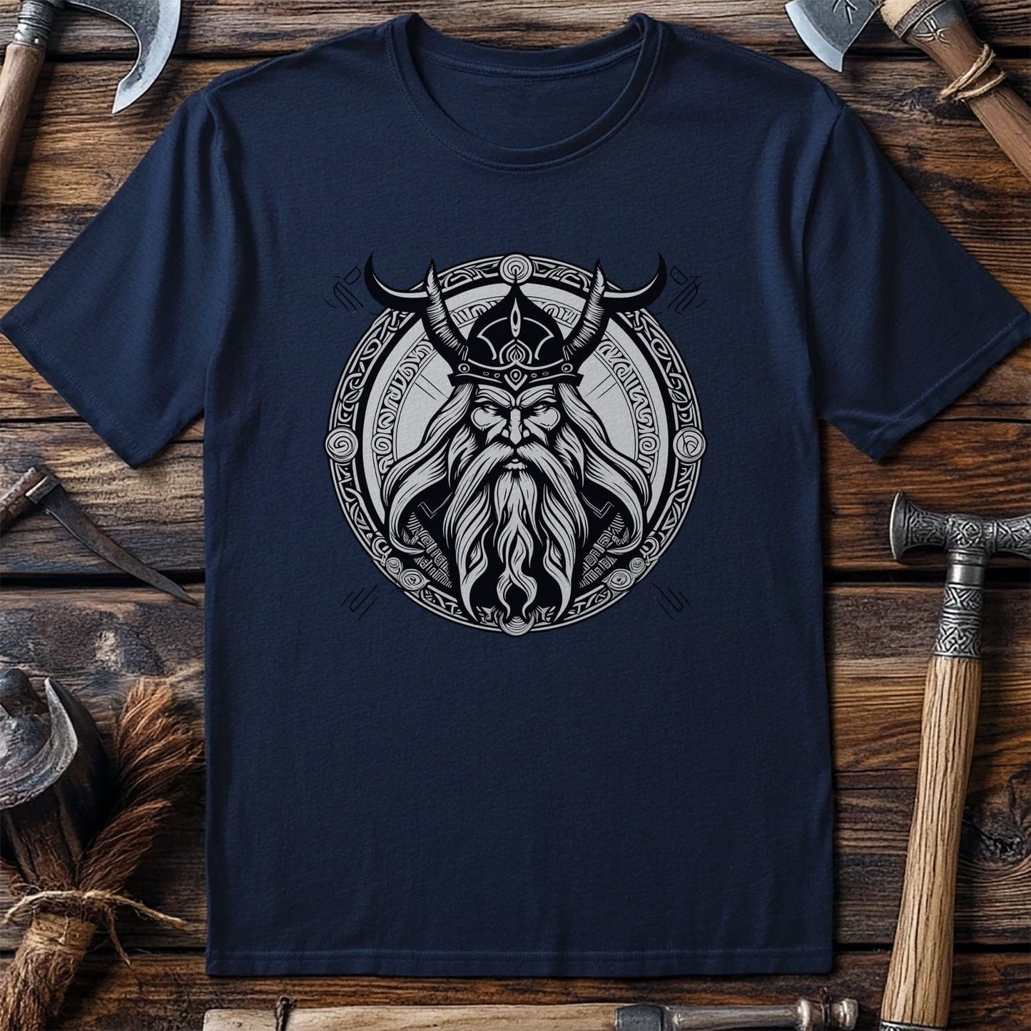 Vikings Nordic47 T-Shirt Viking head graphic