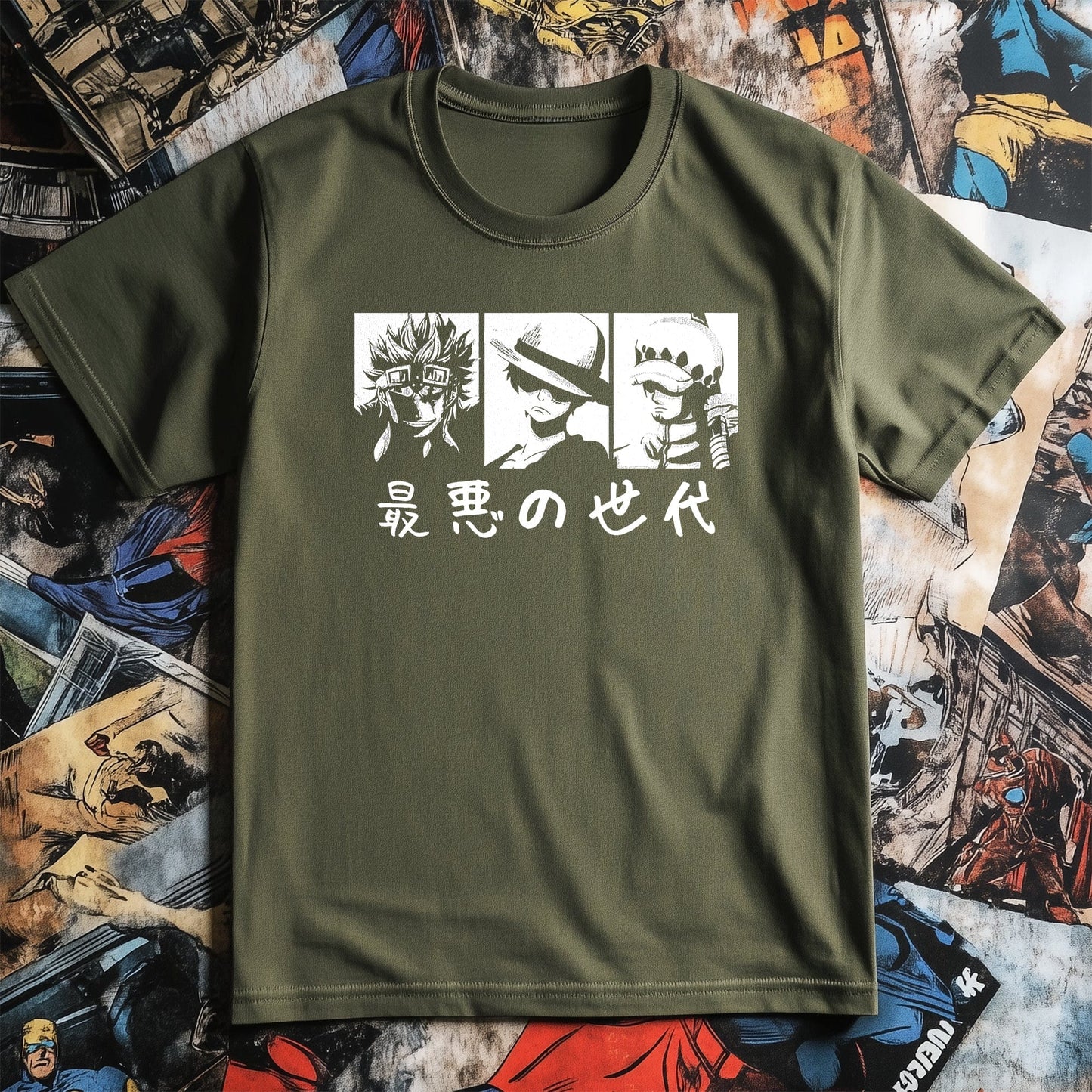 Pirate Blocks T-Shirt Ahoy, Anime
