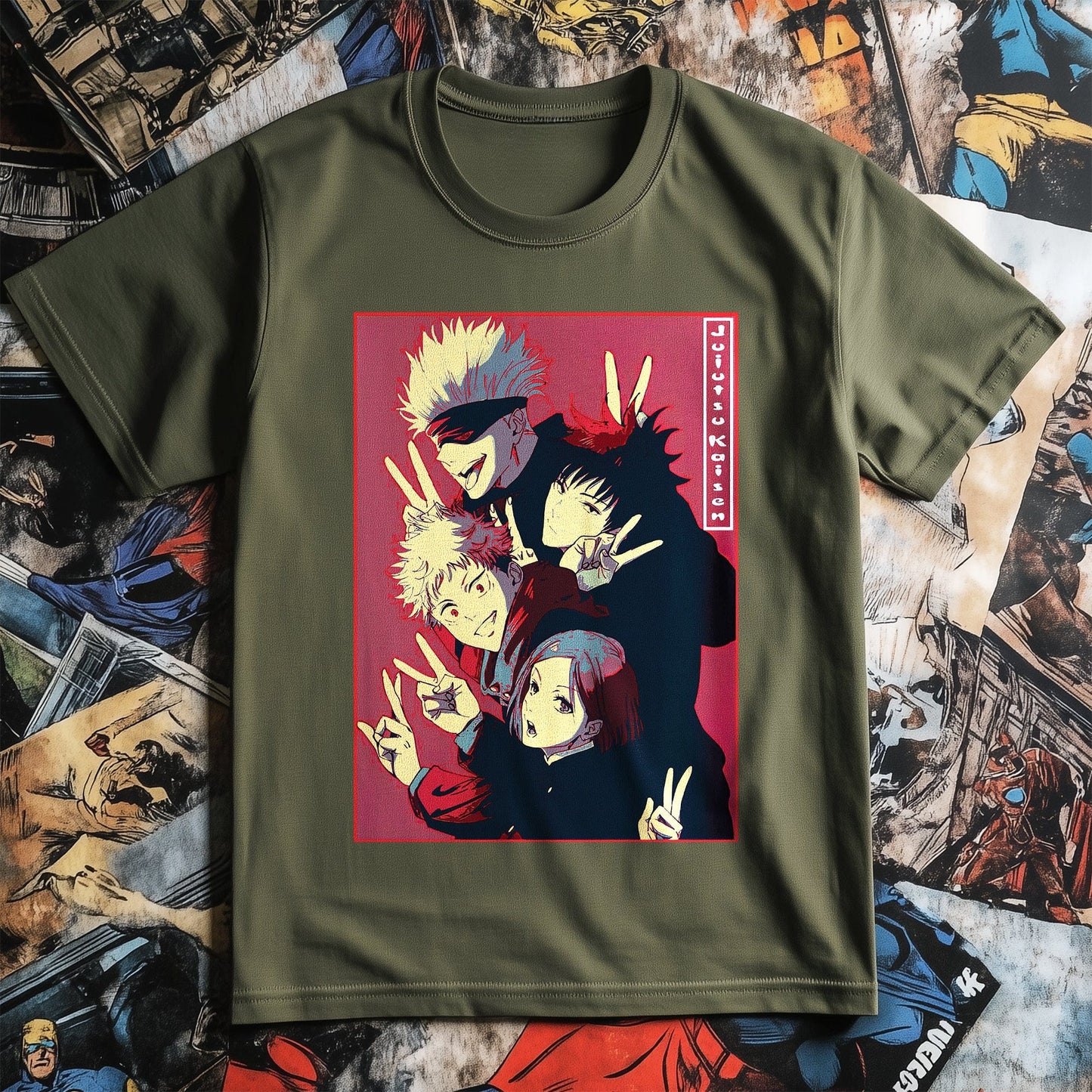 Satoru Anime Squad T-shirt