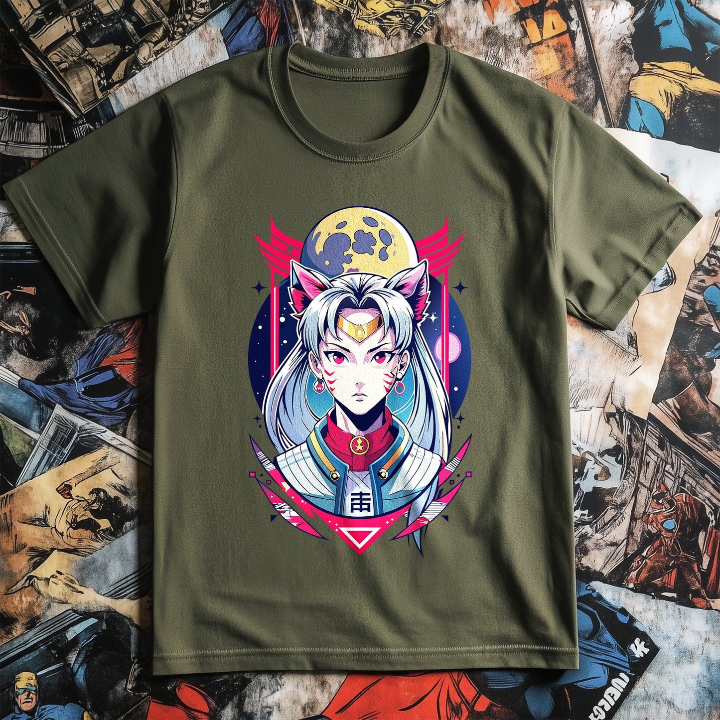 Moon Princess Anime Girl T-Shirt