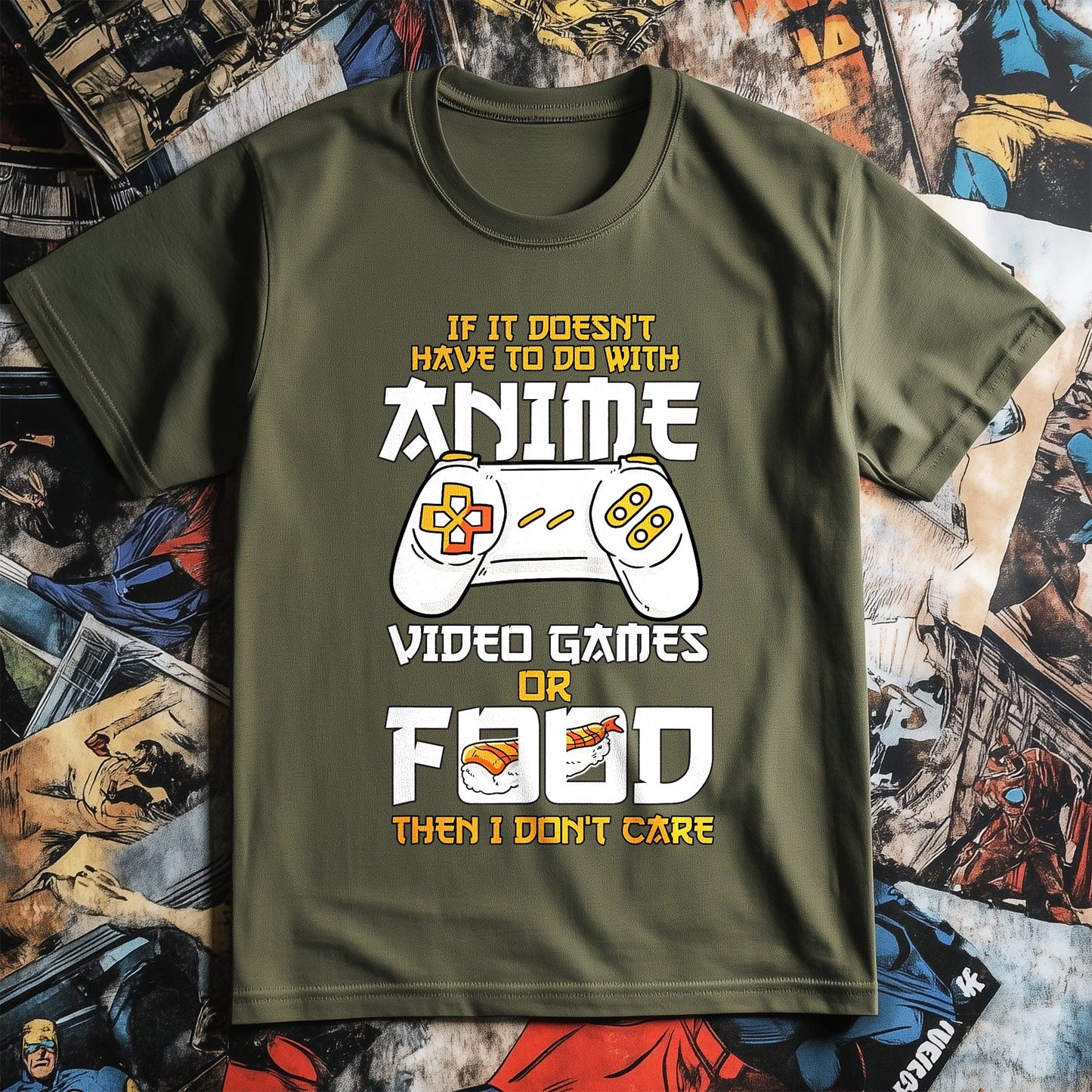 Anime Video Games Food T-shirt