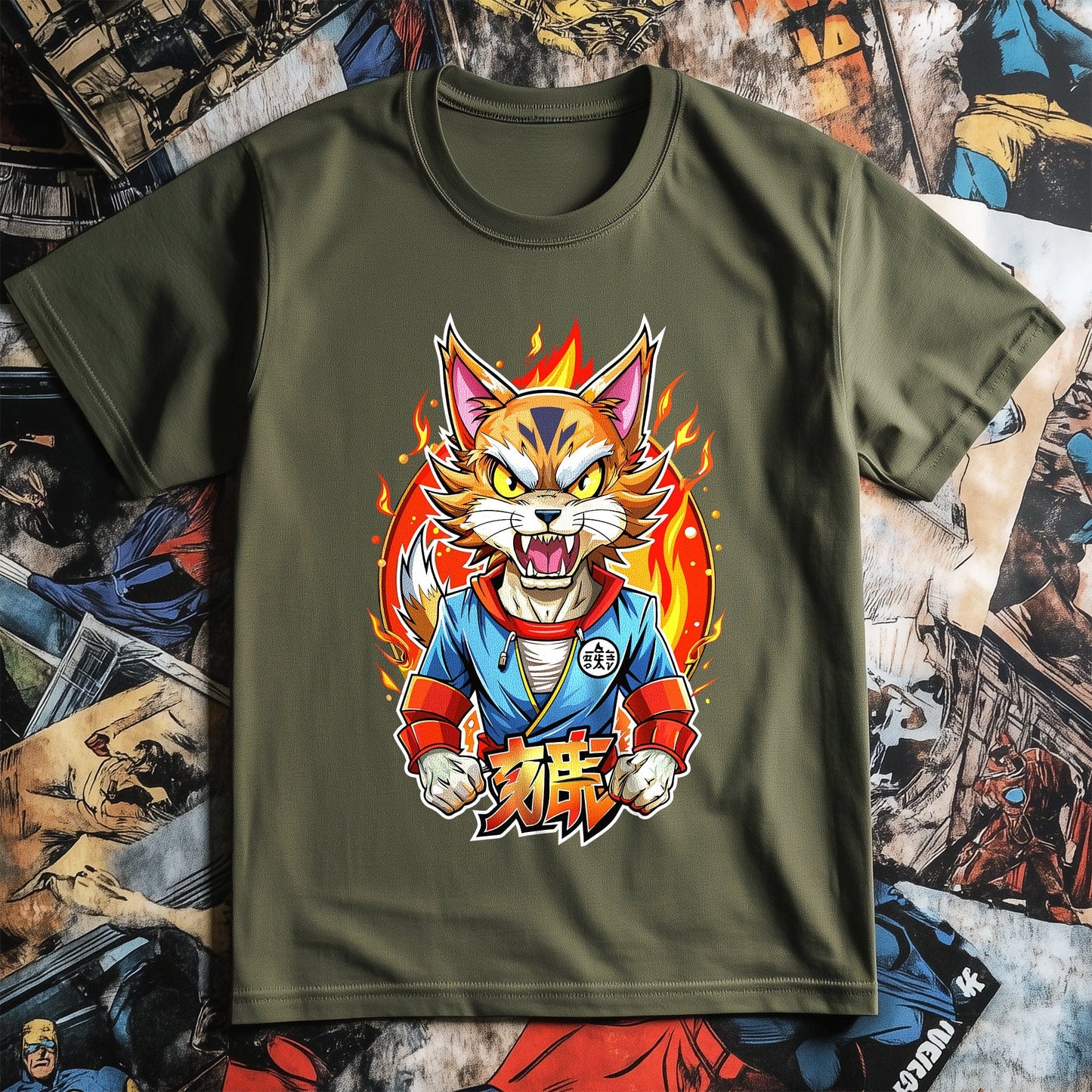 Tiger Anime T-shirt - Purr-fectly