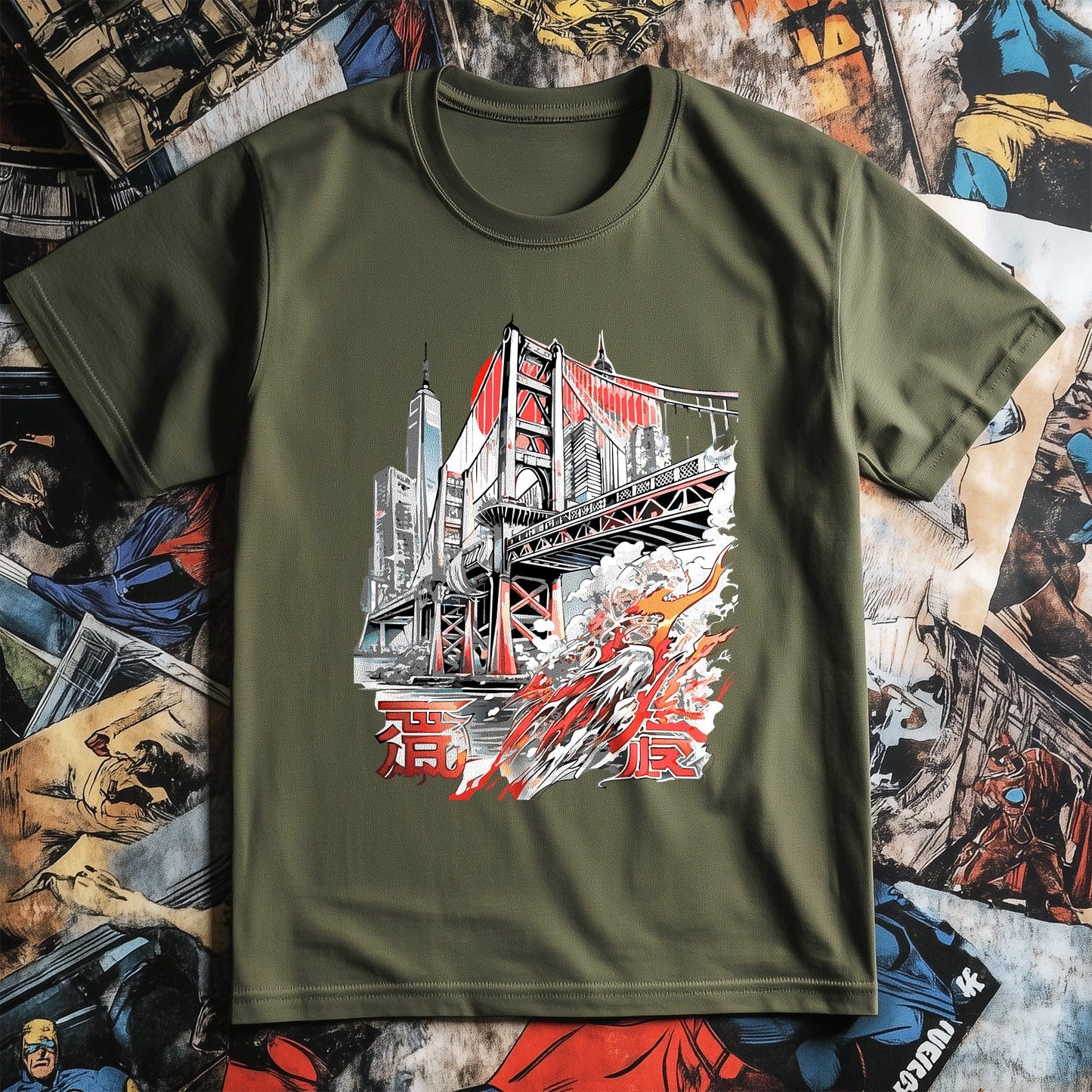 Tokyo Birdge Anime T-shirt
