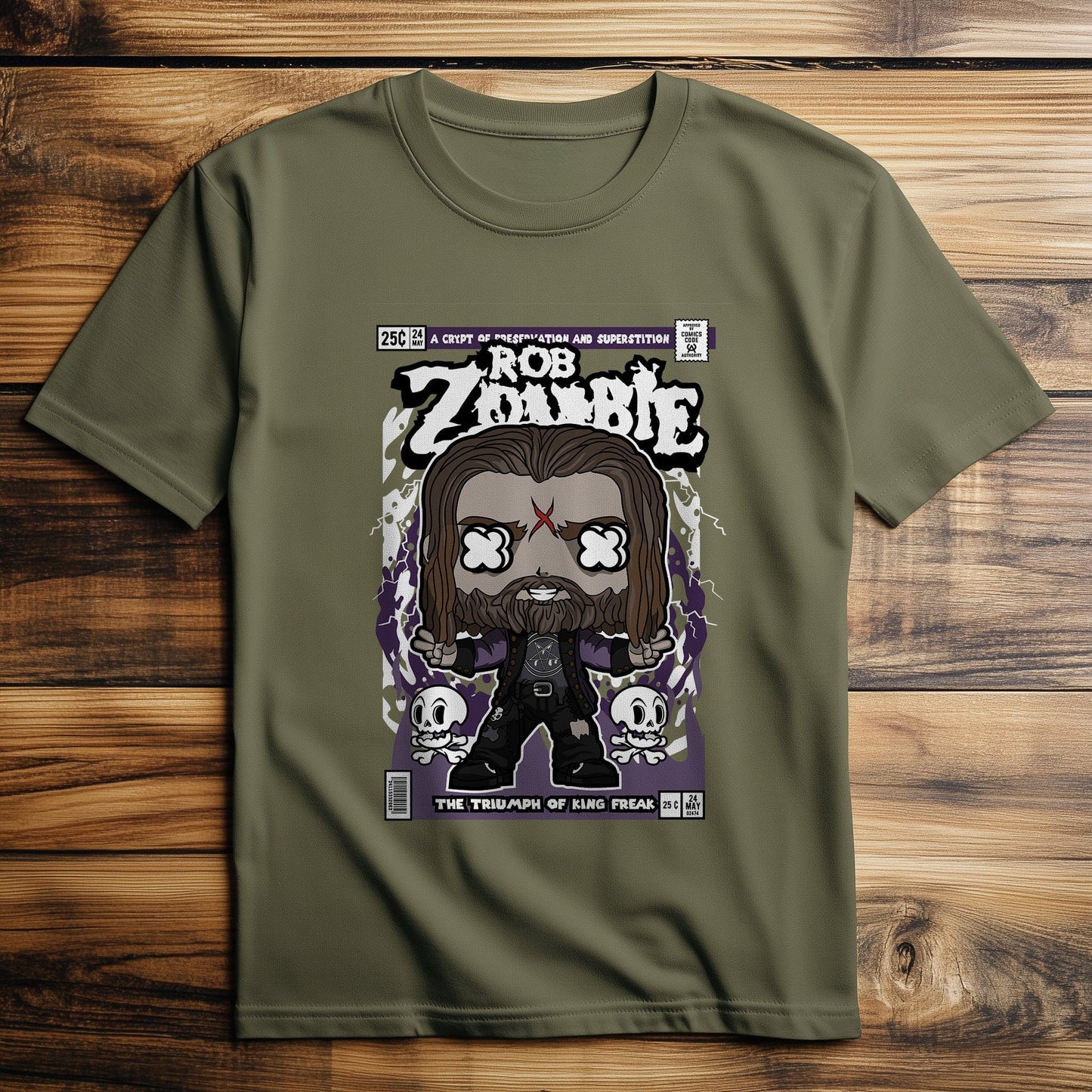 Rob Zombie Beard T-shirt