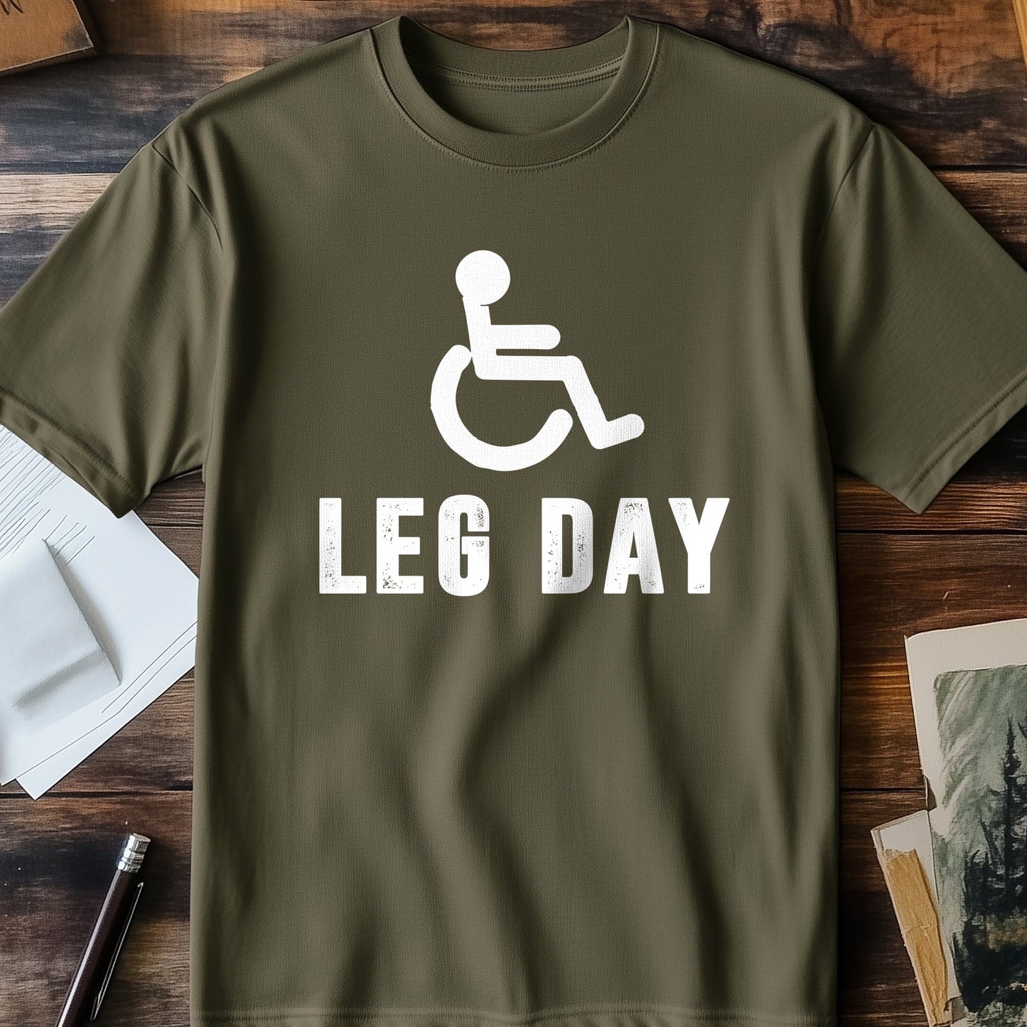 Funny Leg Day T-Shirt - Embrace the