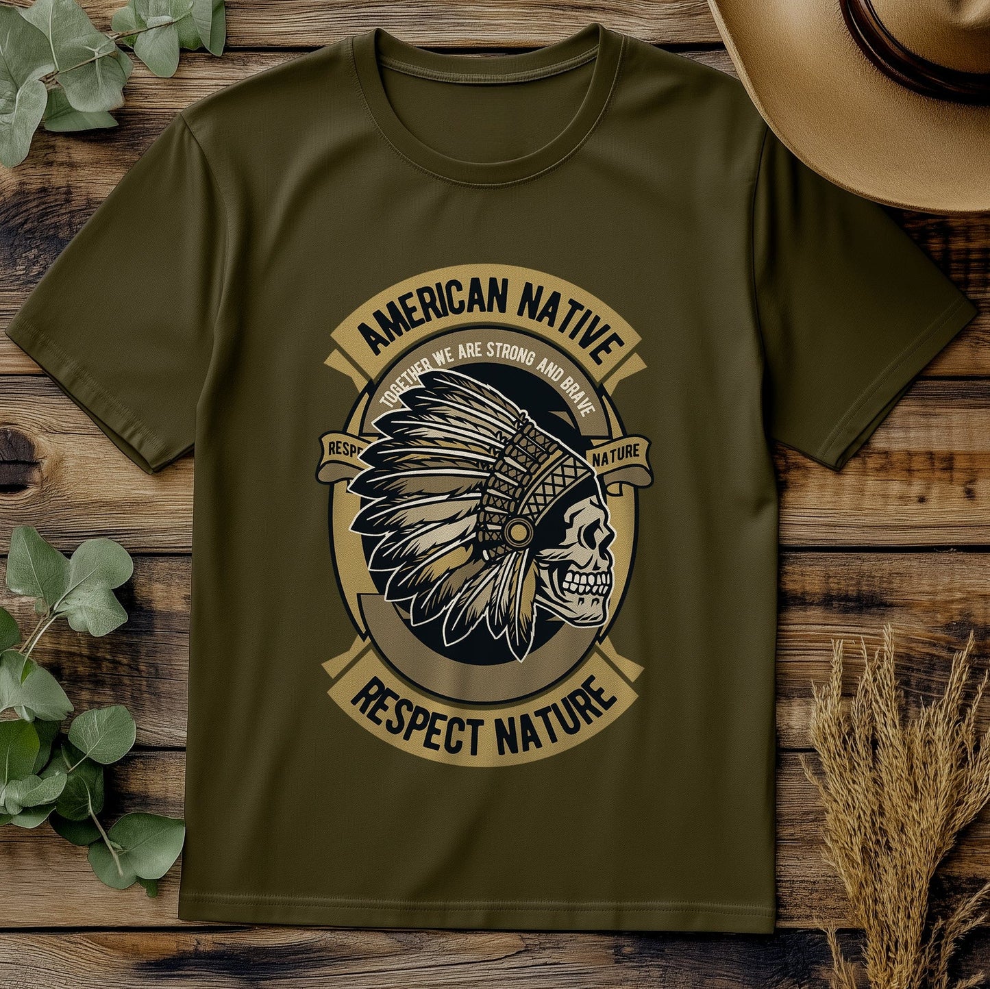 American Native Skeleton T-Shirt