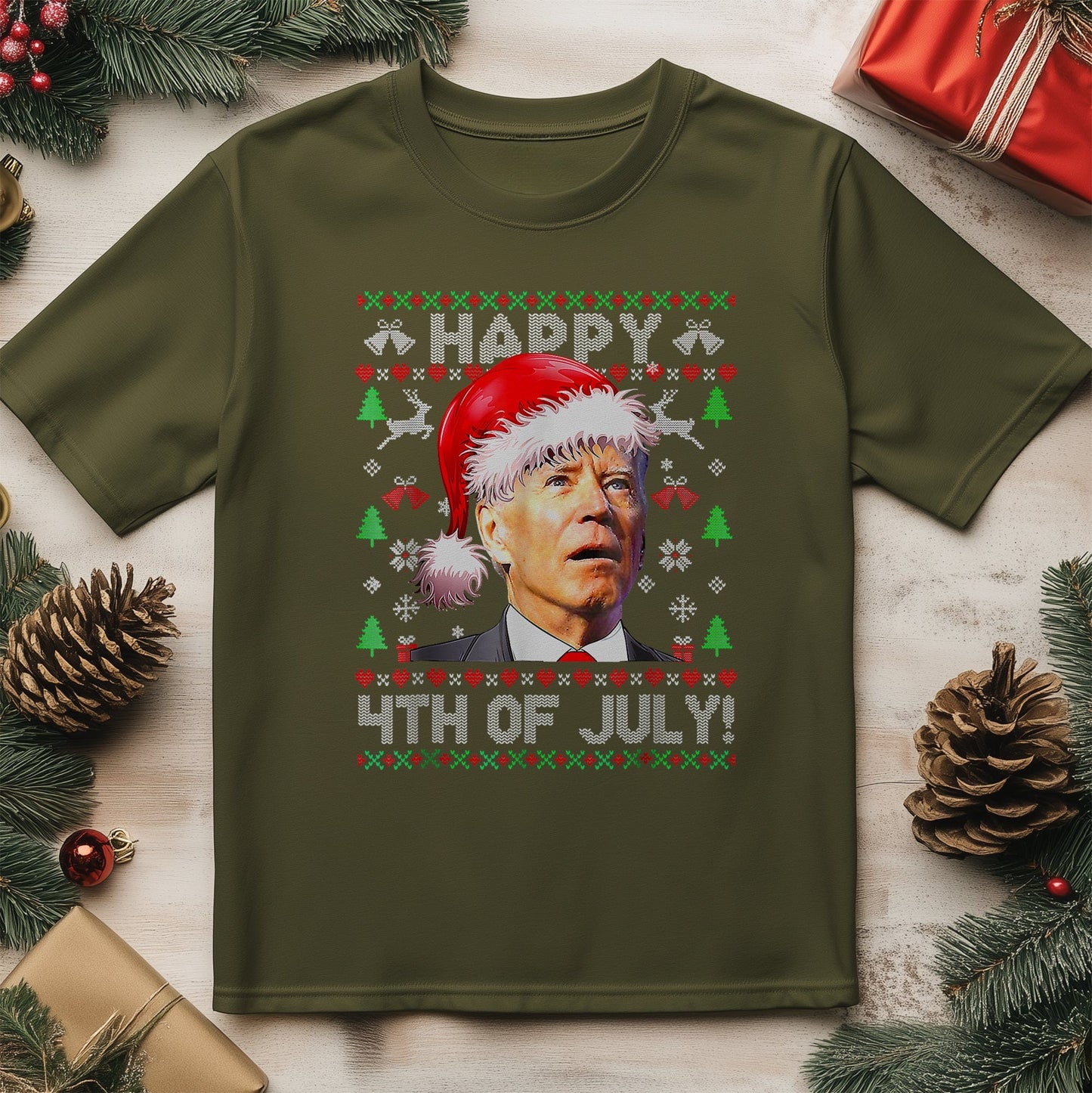 Funny Joe Biden Happy 4th T-Shirt -