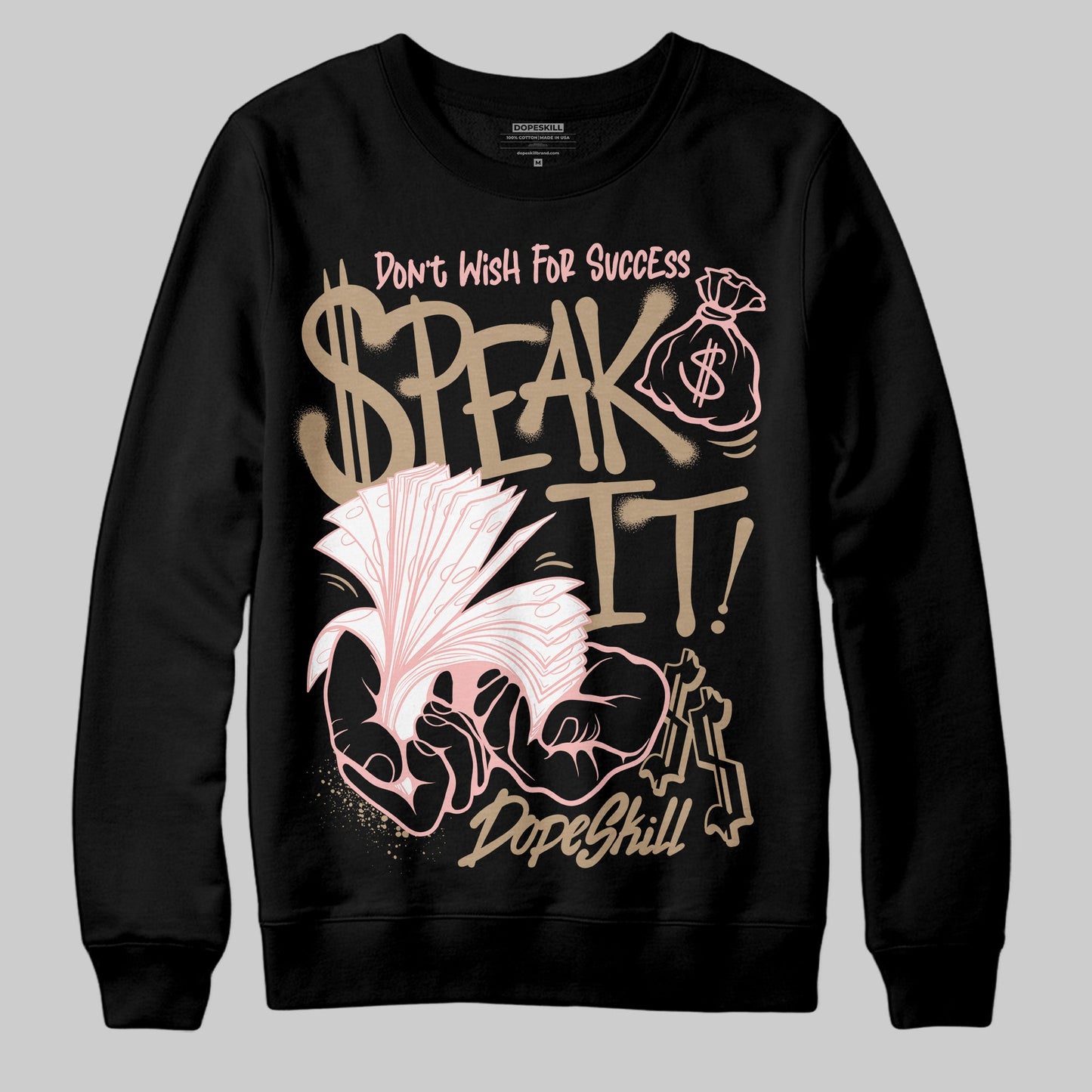 AIR FORCE 1 LINEN DopeSkill Sweatshirt Speak It Graphic