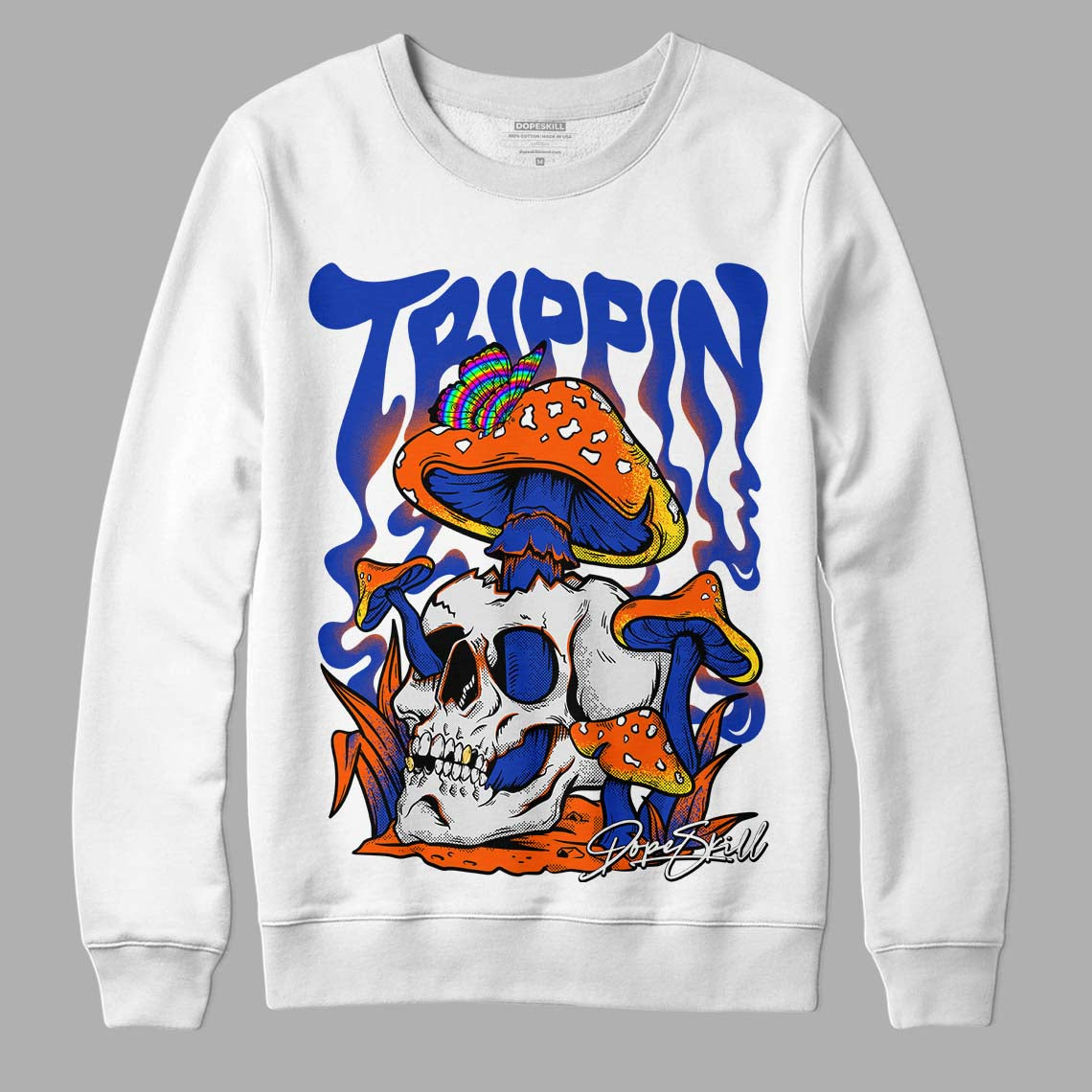 Dunk Low Futura Orange Blaze DopeSkill Sweatshirt Trippin Graphic