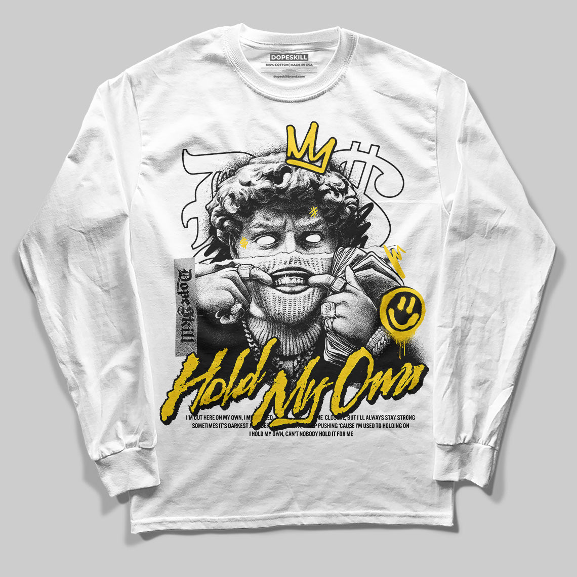 Black Tour Yellow AJ 4 Thunder DopeSkill Long Sleeve T-Shirt In My Way Graphic