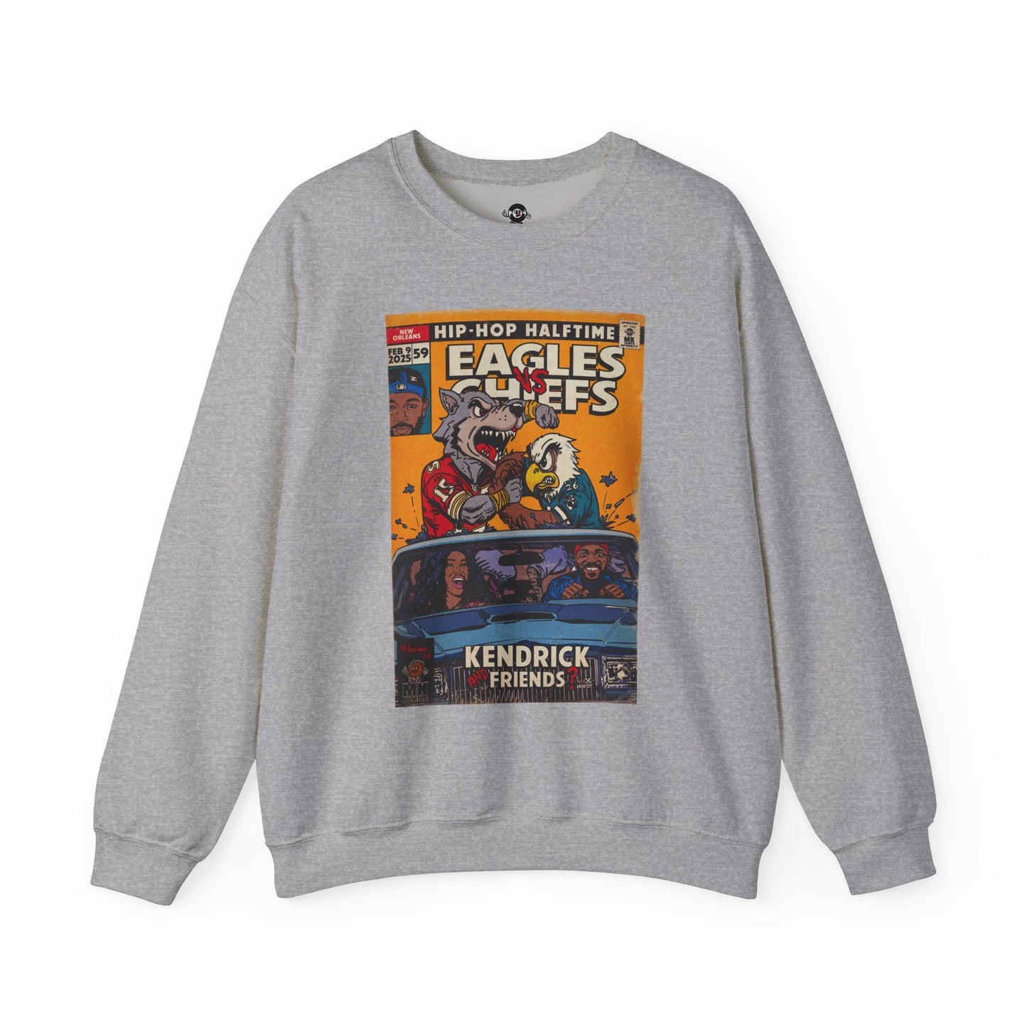 2025 Halftime - Eagles vs Chiefs - Unisex Heavy Blendâ„¢ Crewneck Sweatshirt