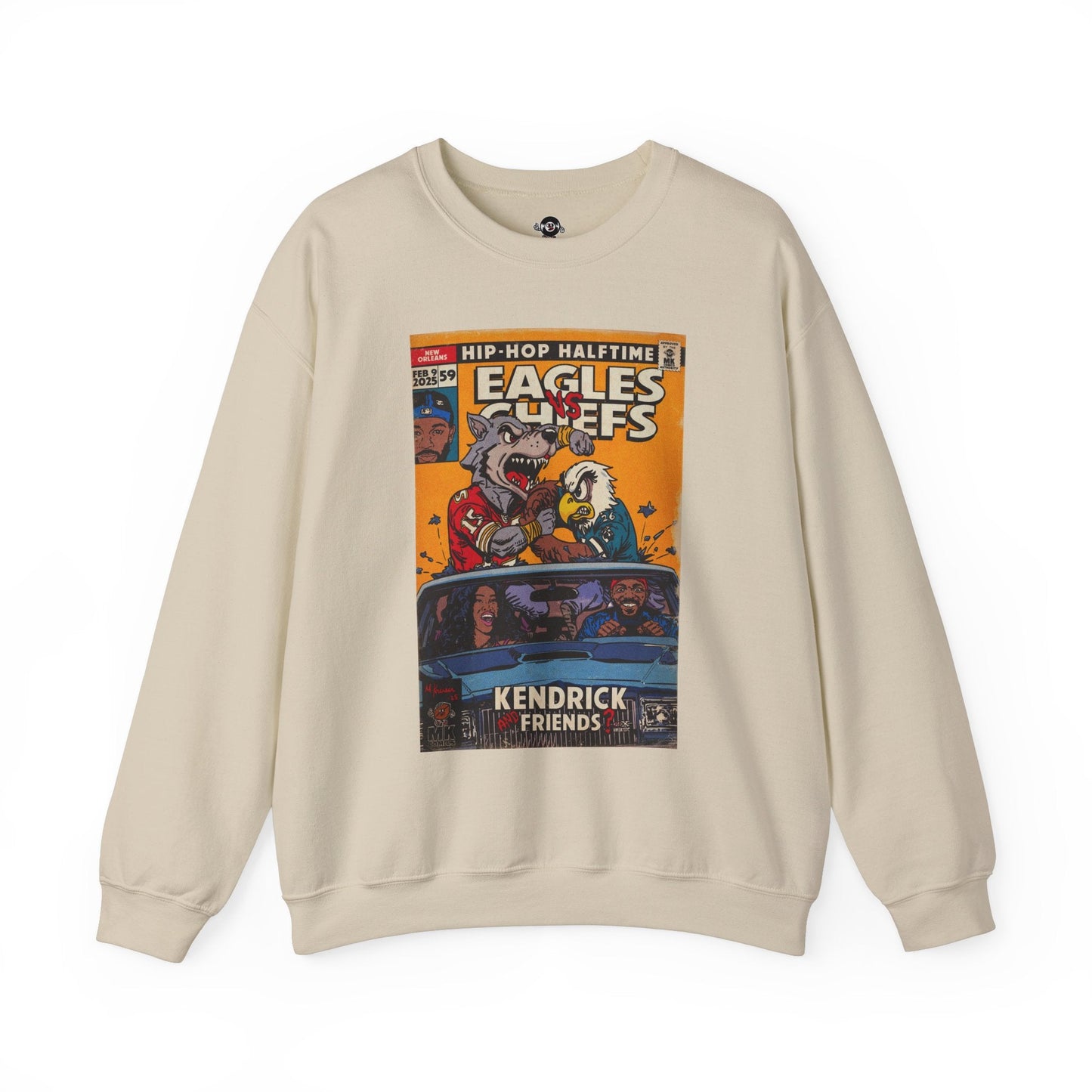 2025 Halftime - Eagles vs Chiefs - Unisex Heavy Blendâ„¢ Crewneck Sweatshirt