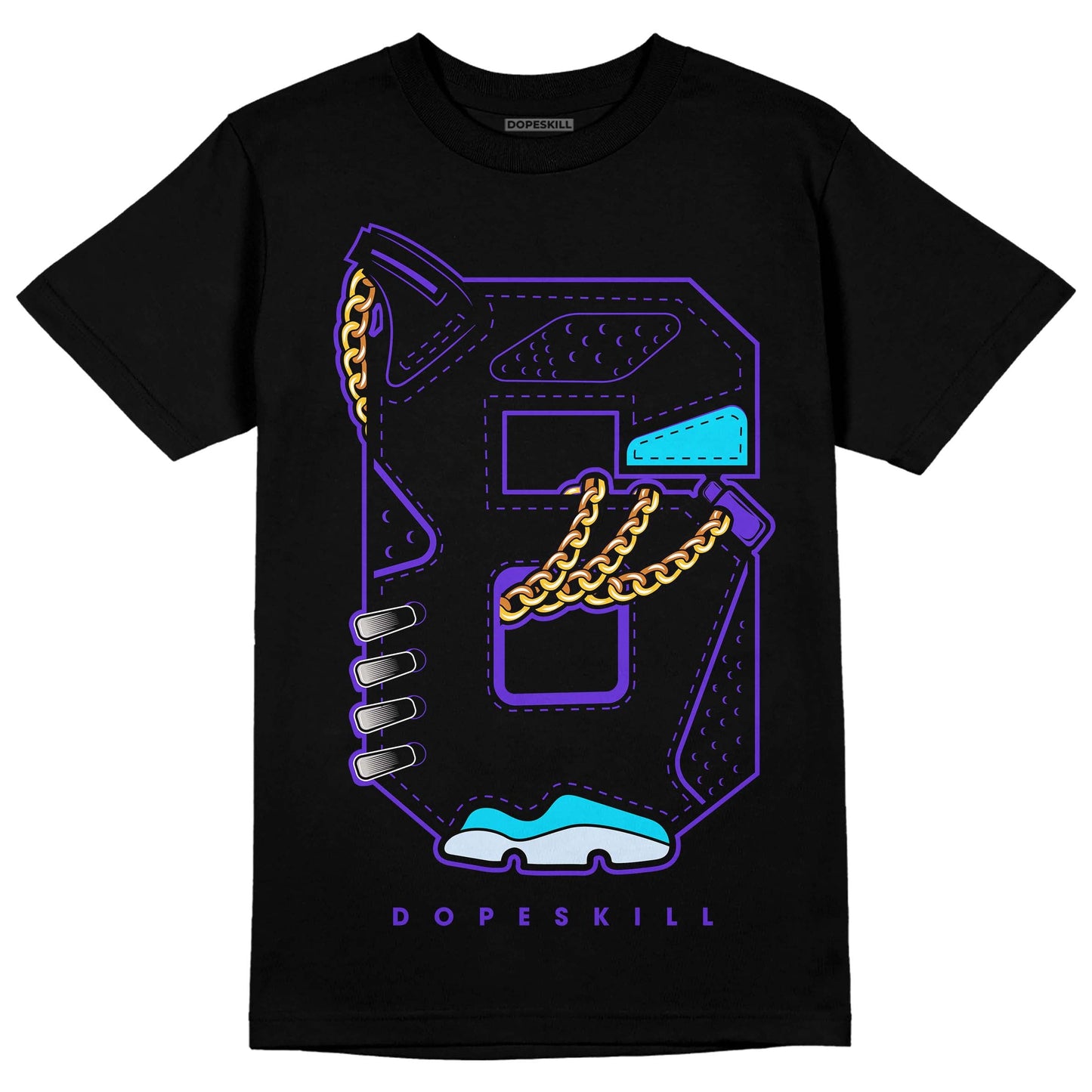 Aqua 6s DopeSkill T-Shirt No.6 Graphic