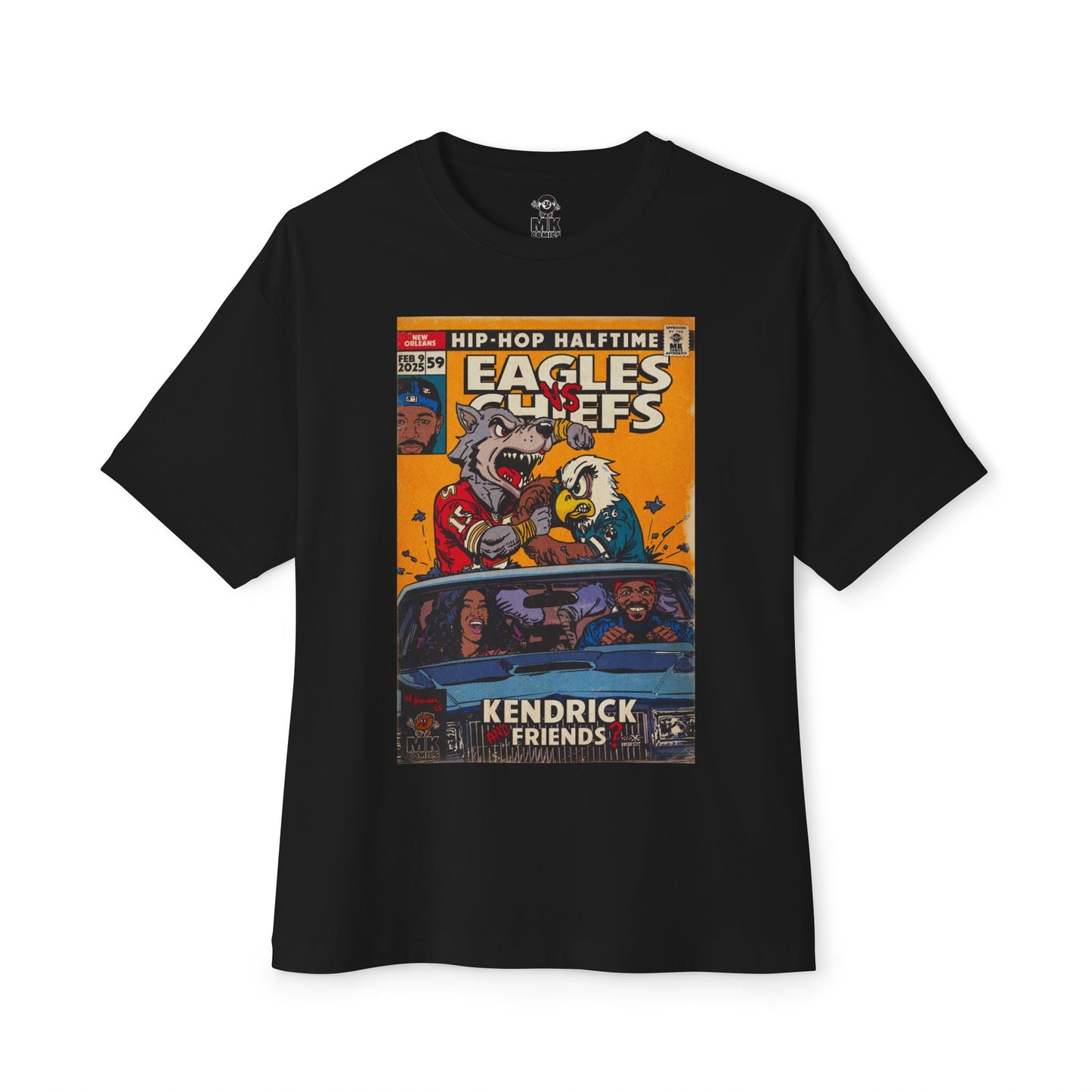 2025 Halftime - Eagles vs Chiefs - Unisex Oversized Boxy Tee