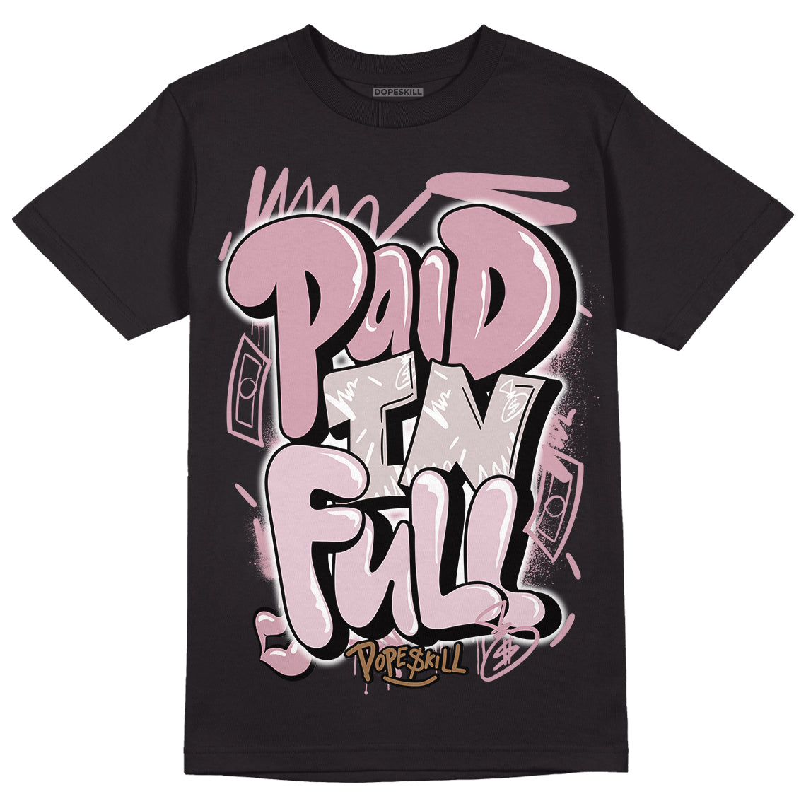 Dunk Low Teddy Bear Pink DopeSkill T-Shirt New Paid In Full Graphic