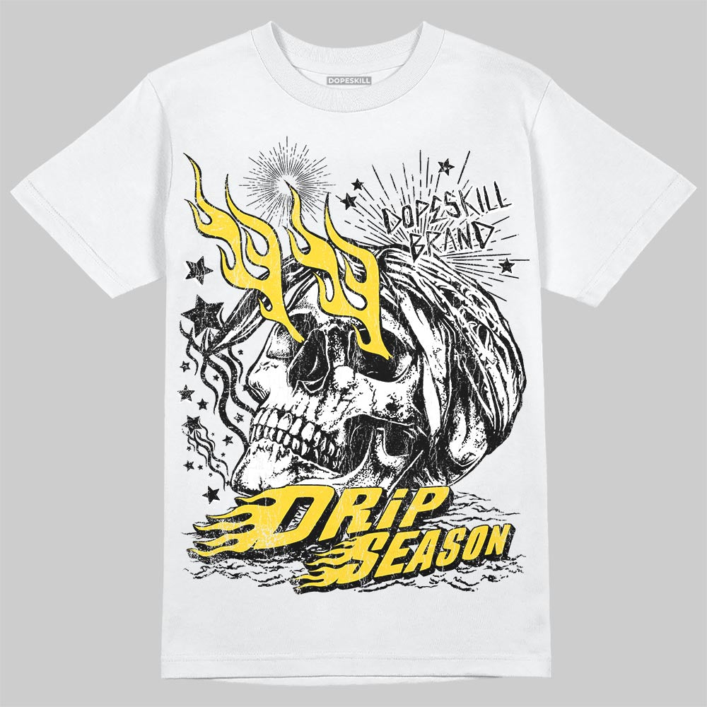 Black Tour Yellow AJ 4 Thunder DopeSkill T-Shirt Drip Season Graphic