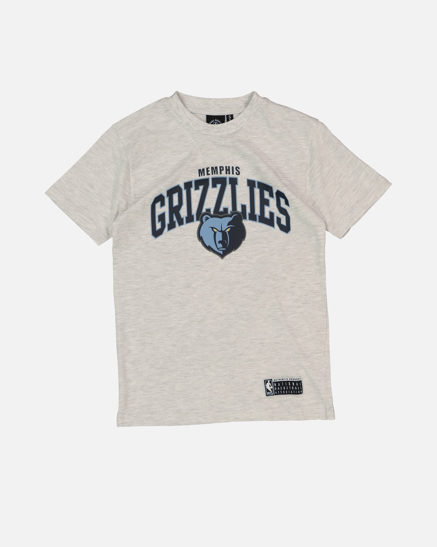 NBA Kids' Memphis Grizzlies Team Arch T-Shirt White Marle
