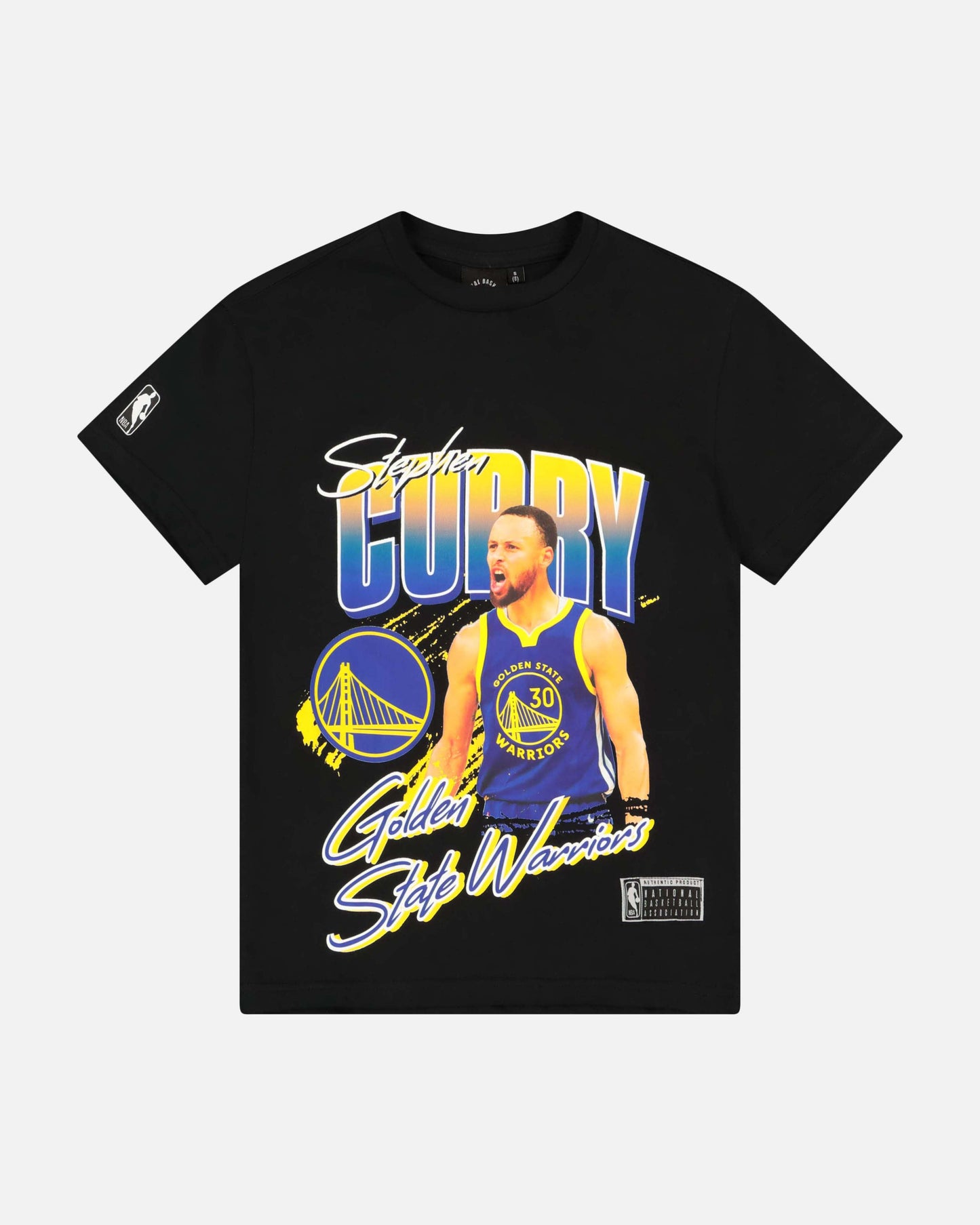 NBA Kids' Golden State Warriors Stephen Curry Jones T-Shirt Black
