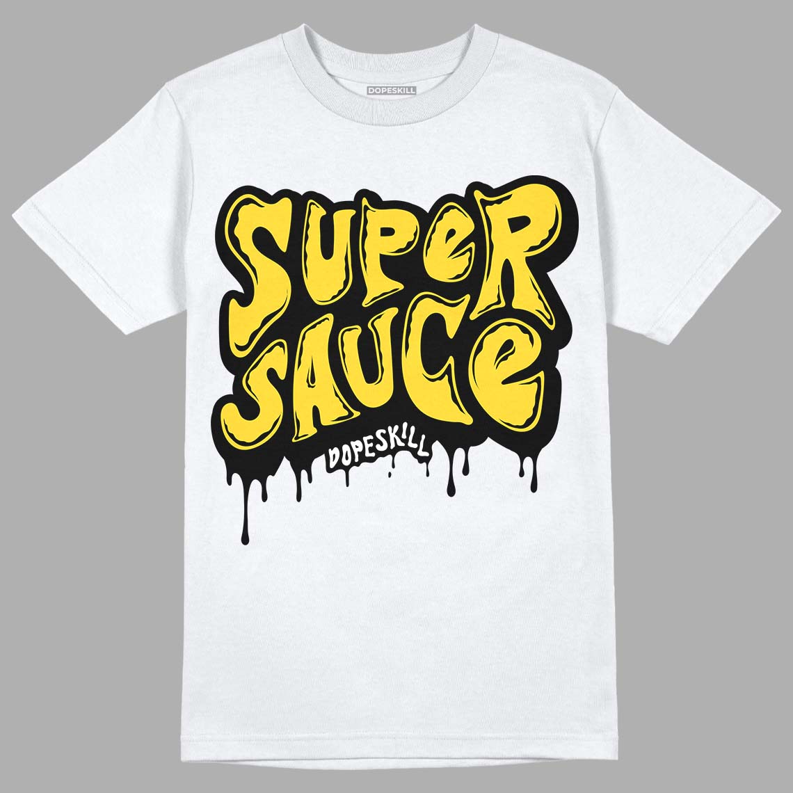 Black Tour Yellow AJ 4 Thunder DopeSkill T-Shirt Super Sauce Graphic