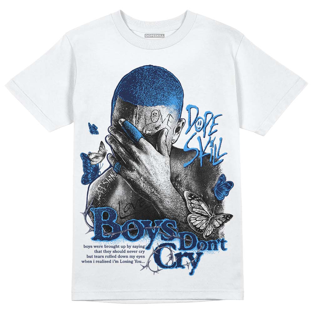AJ Spizike White Obsidian DopeSkill T-Shirt Boys Don't Cry Graphic