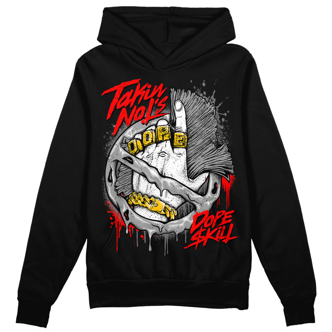85 Black White 1s DopeSkill Hoodie Sweatshirt Takin No L's Graphic