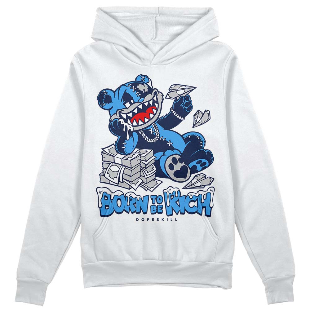 AJ Spizike White Obsidian DopeSkill Hoodie Sweatshirt Born To Be Rich Graphic